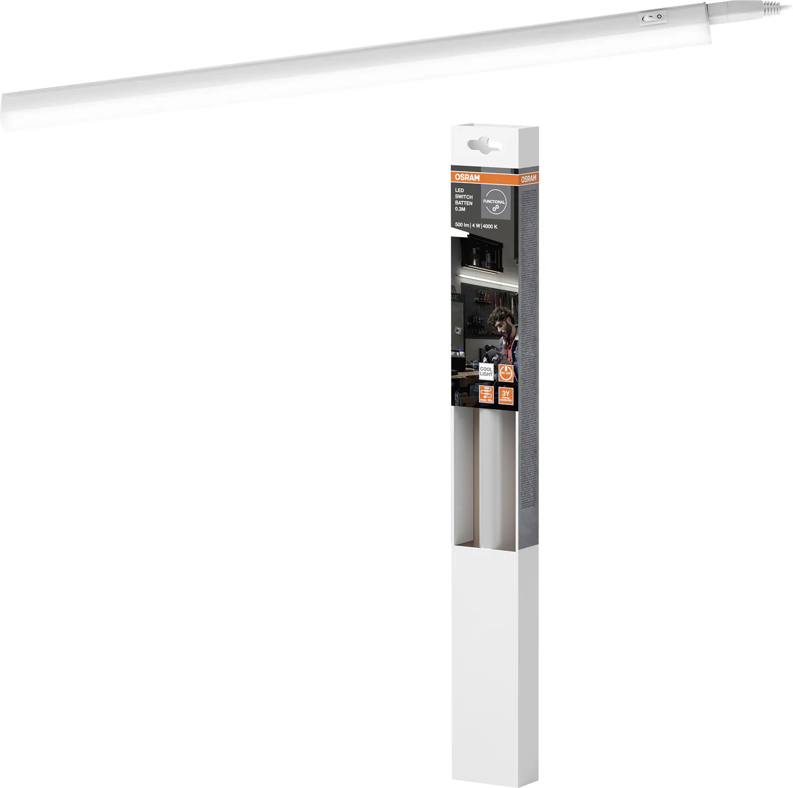 Osram LED Lichtleiste Switch Batten 30 cm 4 Watt Osram LED Lichtleiste Switch Batten 30 cm 4 Watt