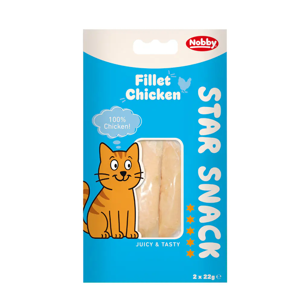 Nobby Katzenleckerli StarSnack Filet 44 g Hähnchen