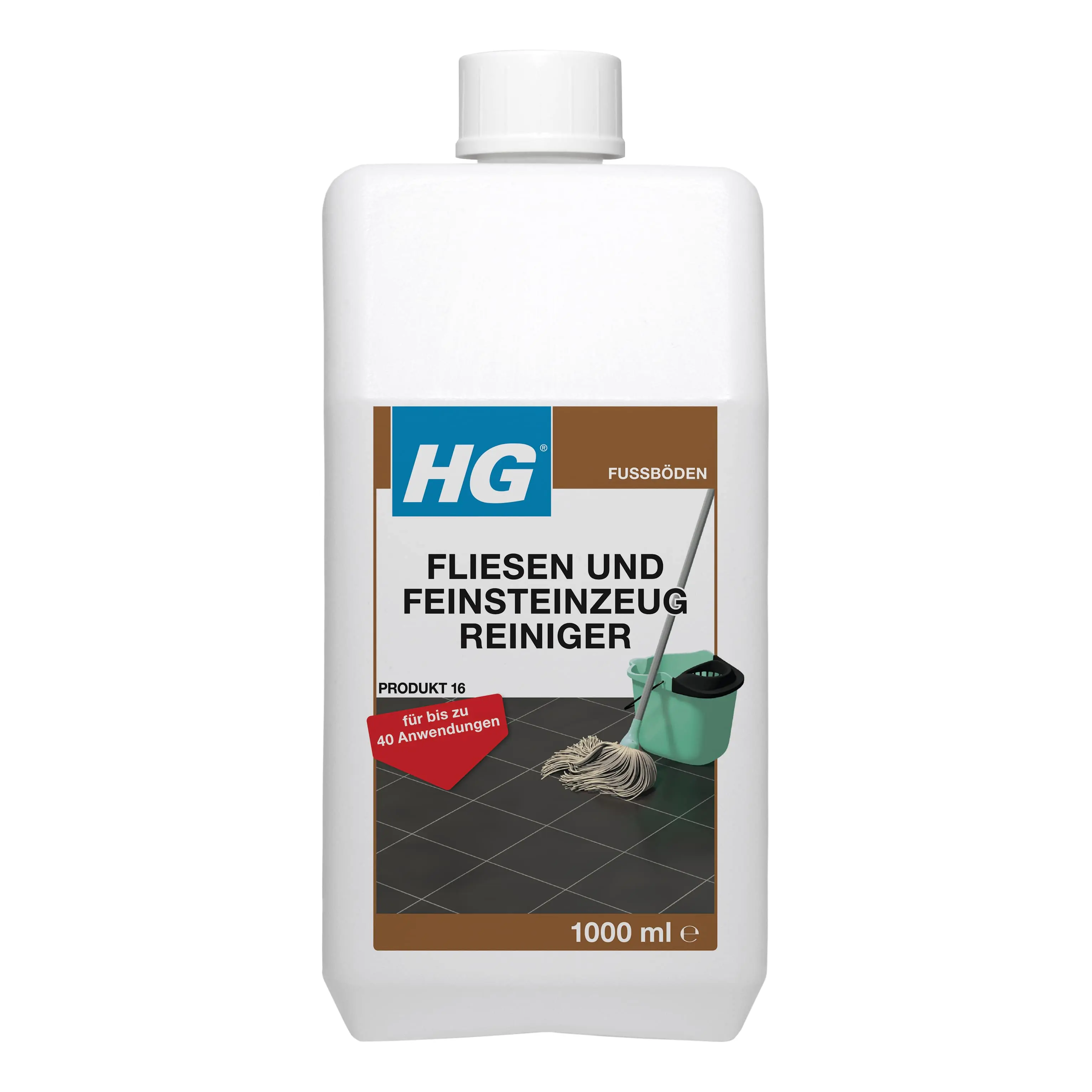 HG Fliesen & Feinsteinzeugreiniger 1 L