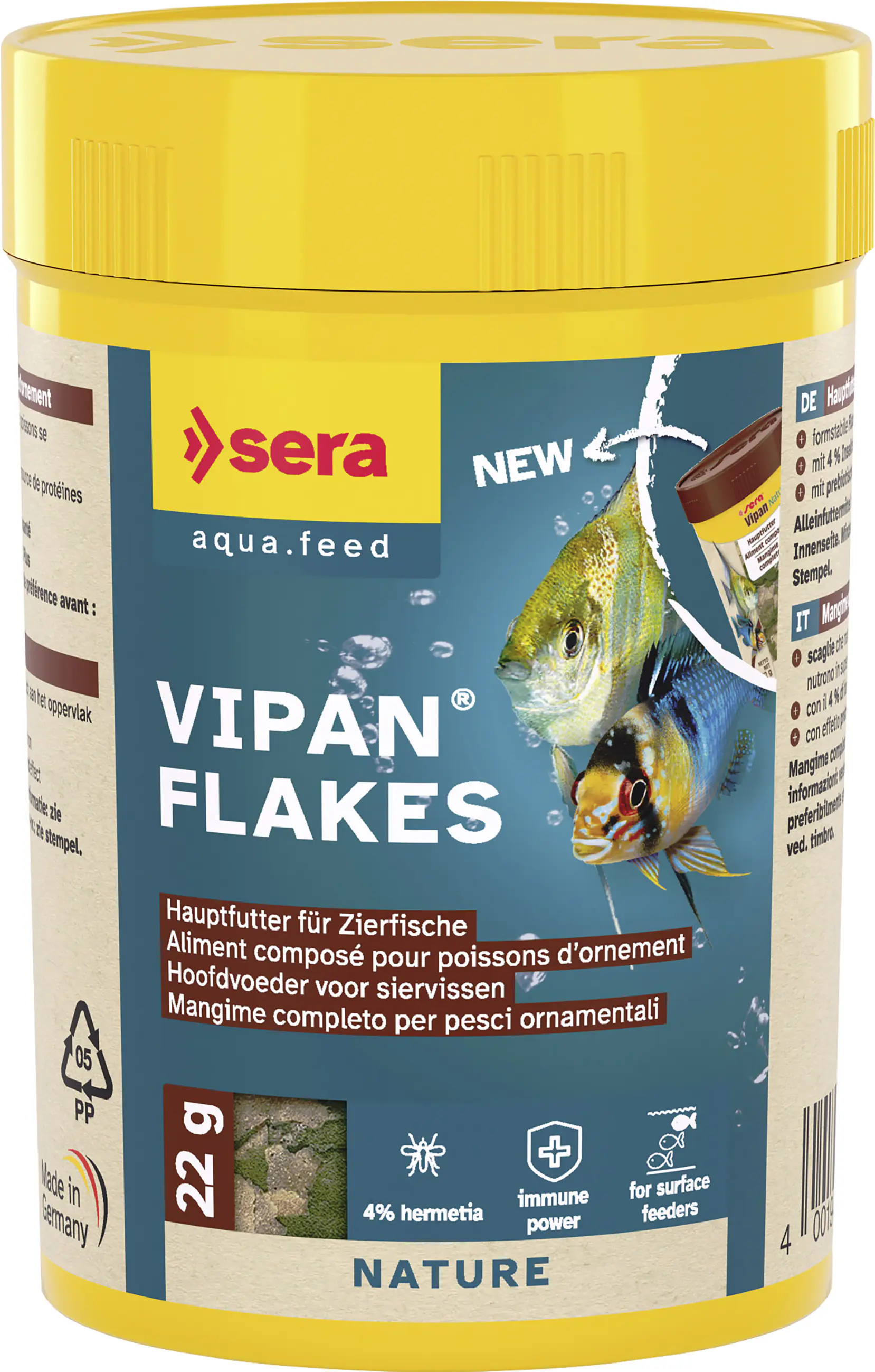 Sera Fischfutter Vipan Flakes 100 ml
