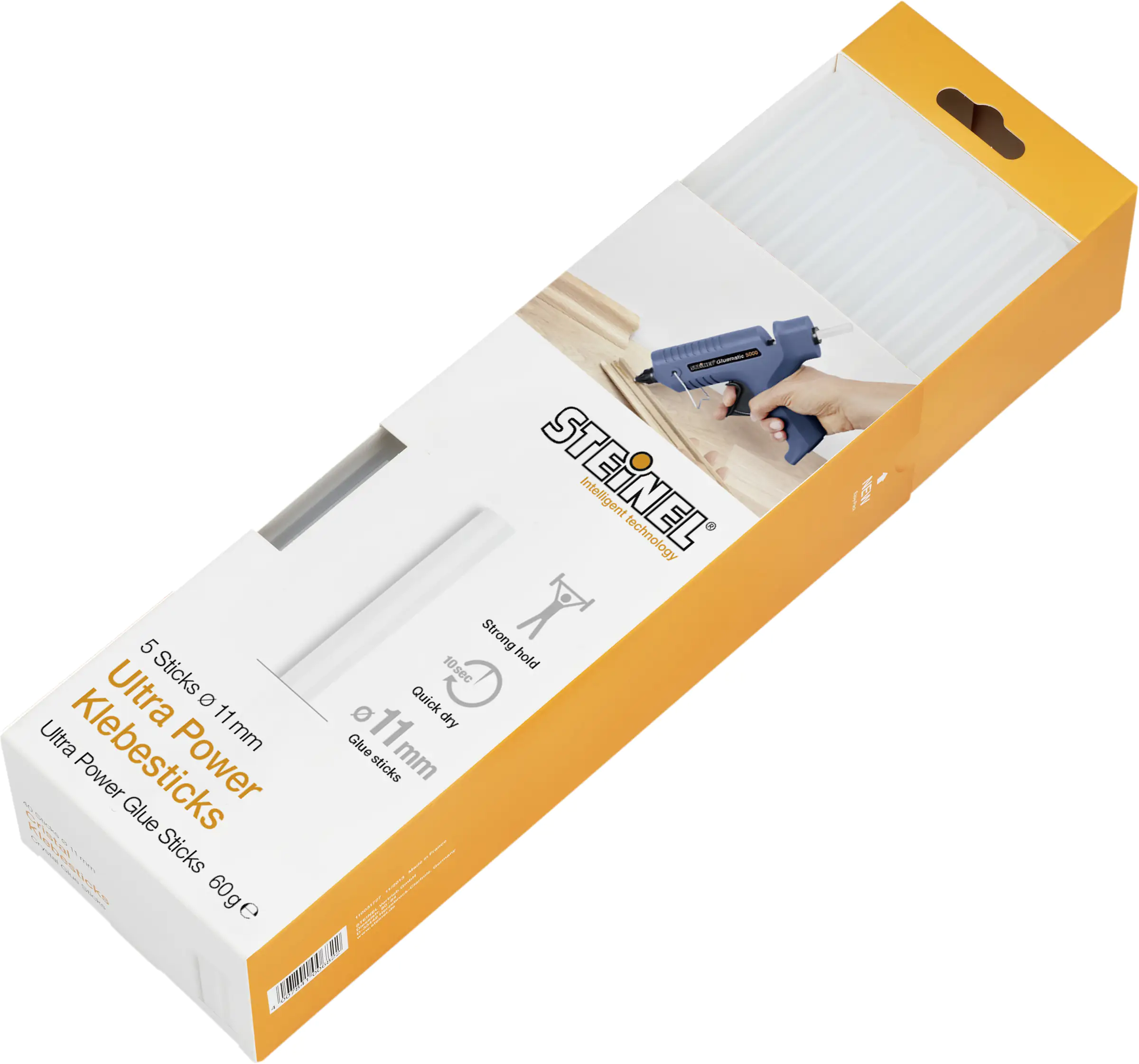 Steinel Klebesticks Ø 11 mm, stark (Ultra Power), 5 Stück Steinel Klebesticks Ø 11 mm, stark (Ultra Power), 5 Stück
