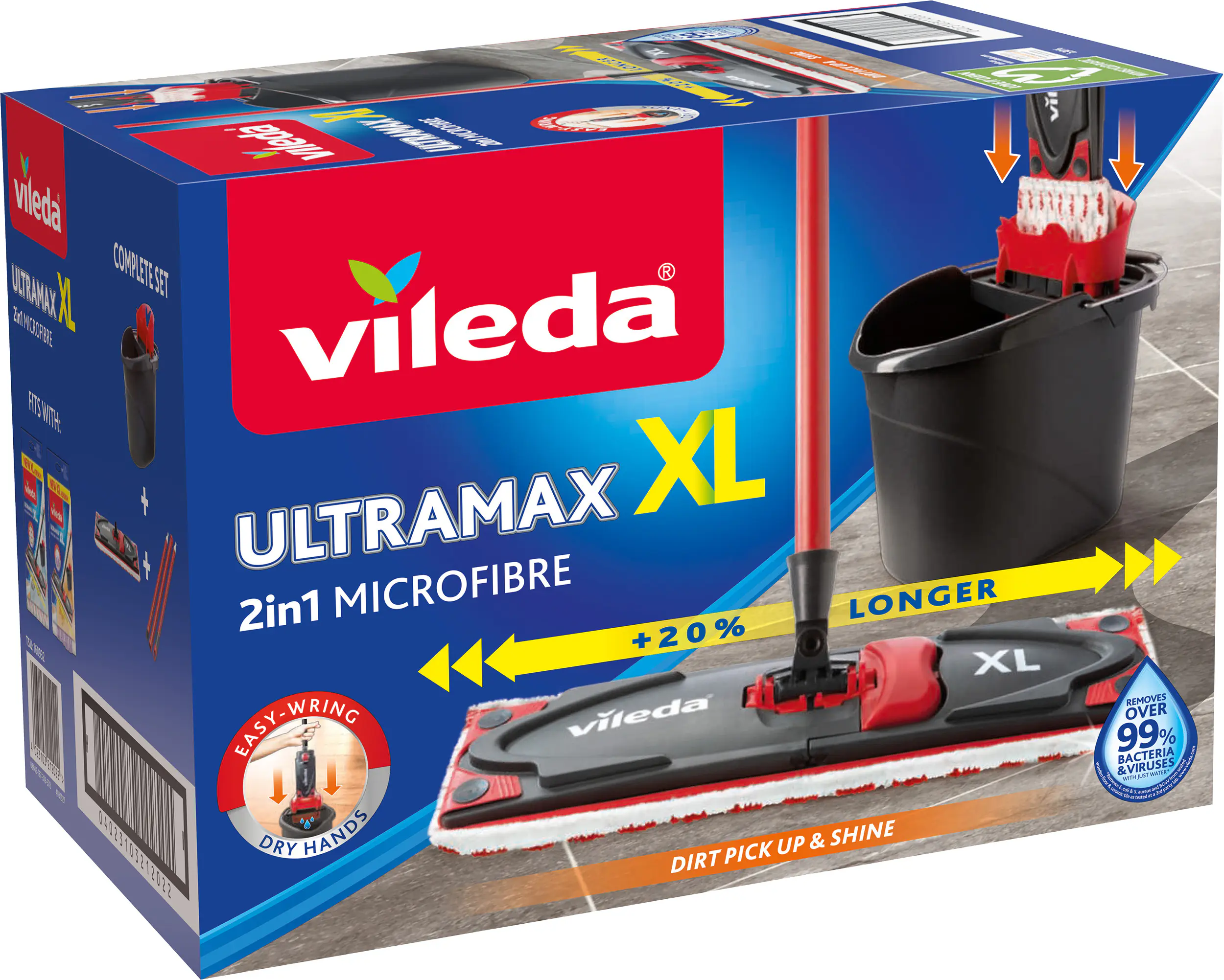 Vileda Bodenwischer-Set Ultramax XL 42 cm Wischbreite Vileda Bodenwischer-Set Ultramax XL 42 cm Wischbreite