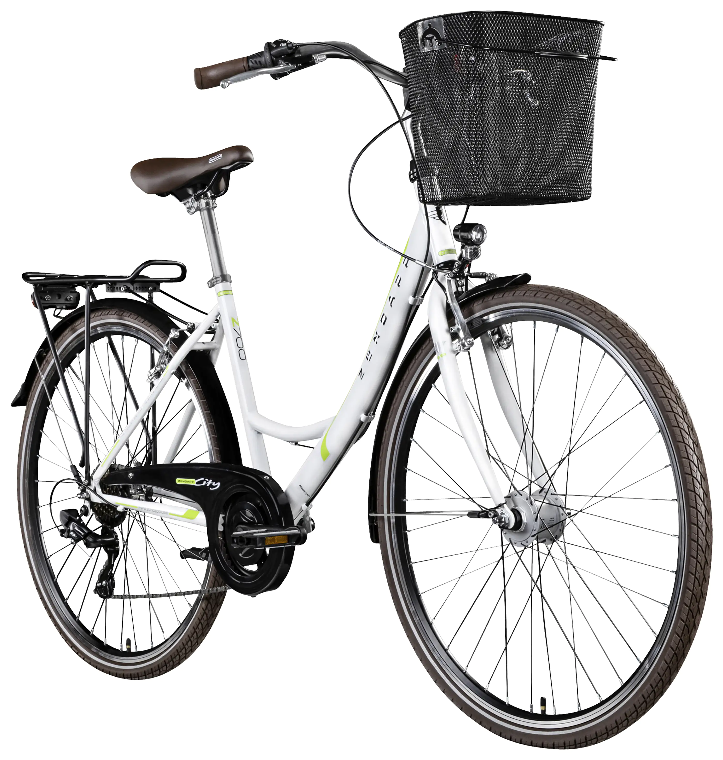 Zündapp Cityrad Z700 Damen 28 Zoll RH 46cm 6-Gang weiß grün