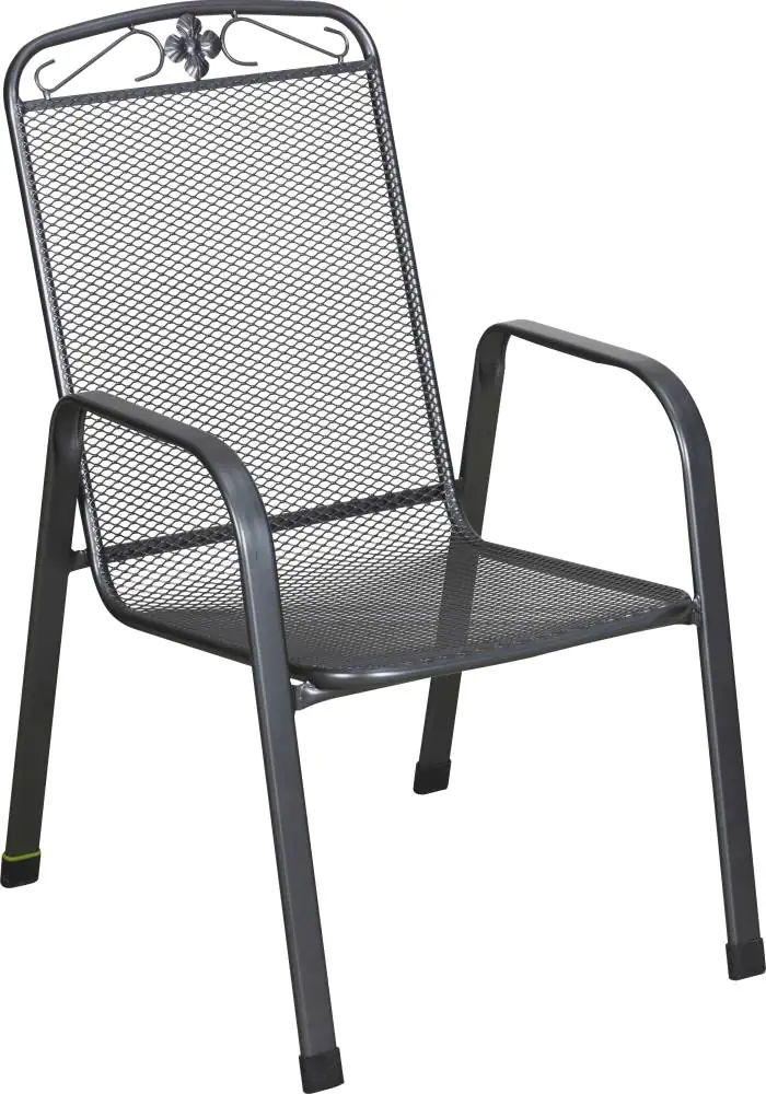 MWH Stapelstuhl Savoy eisengrau Stahlgestell Pulverbeschichtung (Elotherm) MWH Stapelstuhl Savoy eisengrau Stahlgestell Pulverbeschichtung (Elotherm)