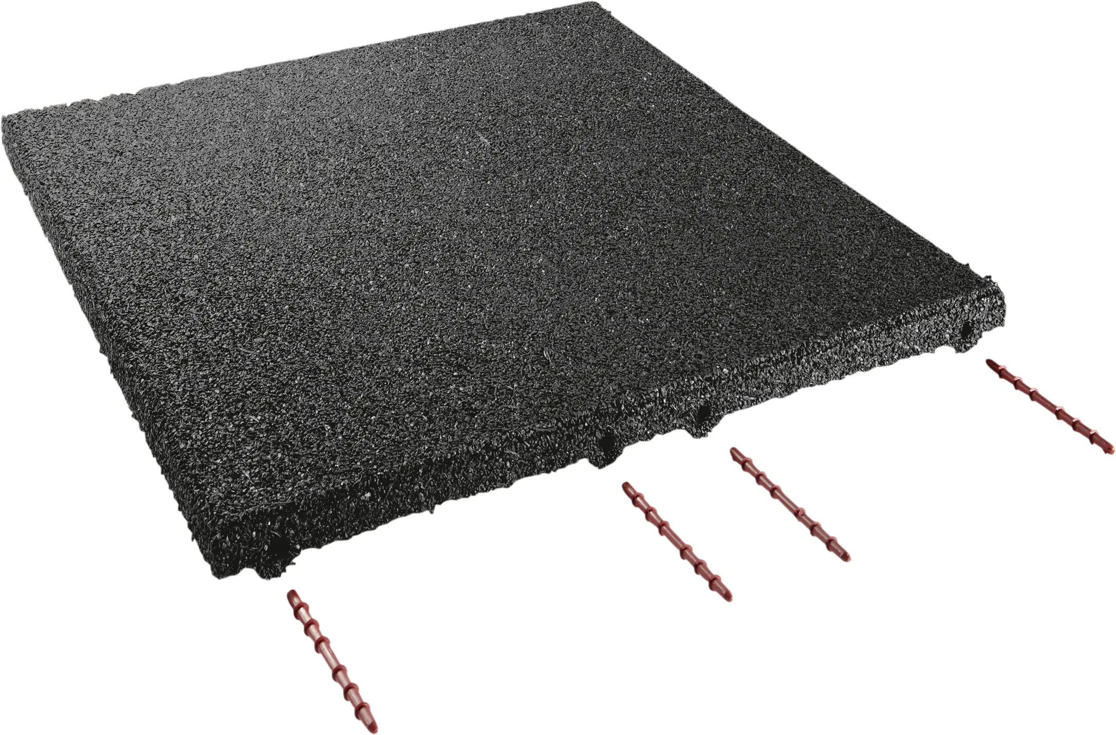 Fallschutzplatte 50 x 50 x 3 cm anthrazit