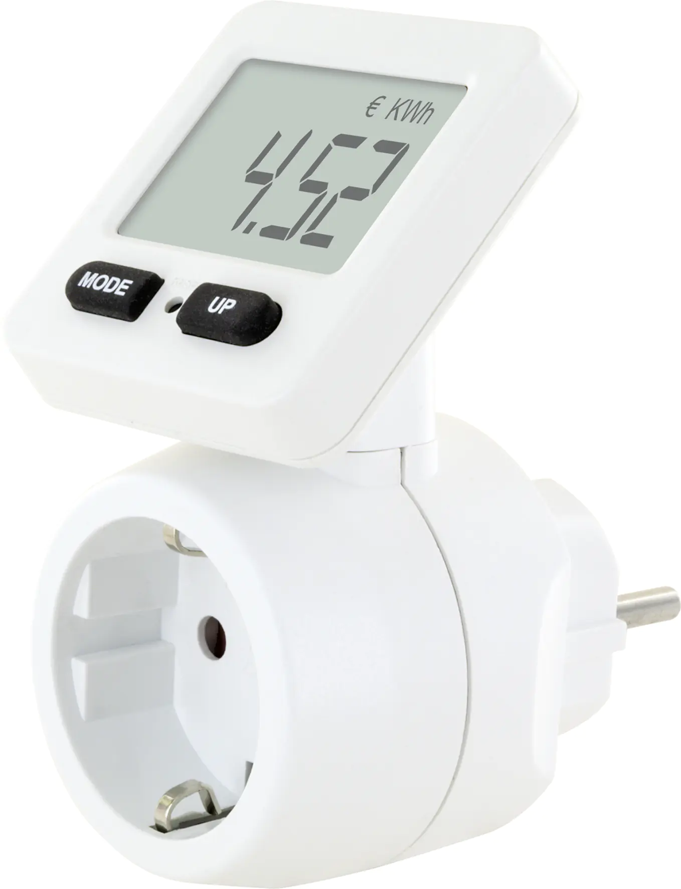 Schwaiger Energiekosten Messgerät STEM1180 Display drehbar, weiß