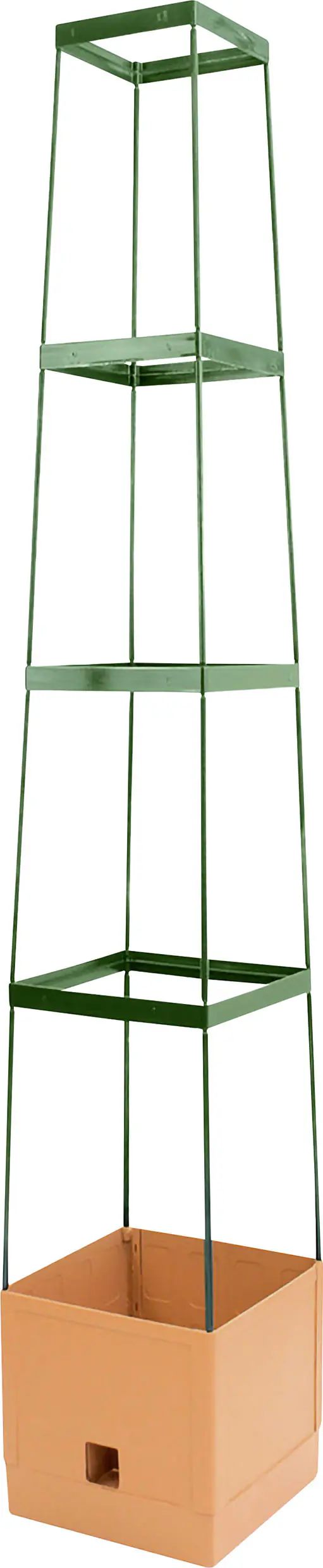 BioGreen Pflanzturm Maxitom Kunststoff 150 x 25 cm terrakotta-grün mit Bewässerung