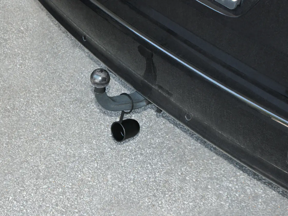 LAS Schutzkappe für Kupplungskugel mit Schlaufe schwarz