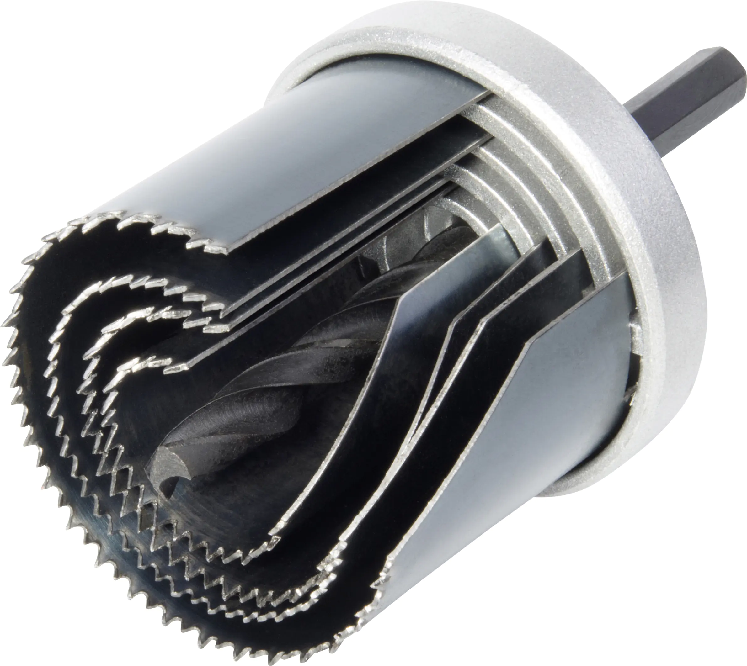 Wolfcraft Standard-Lochsägen Set 25, 35, 43, 53 mm Sechskant Wolfcraft Standard-Lochsägen Set 25, 35, 43, 53 mm Sechskant