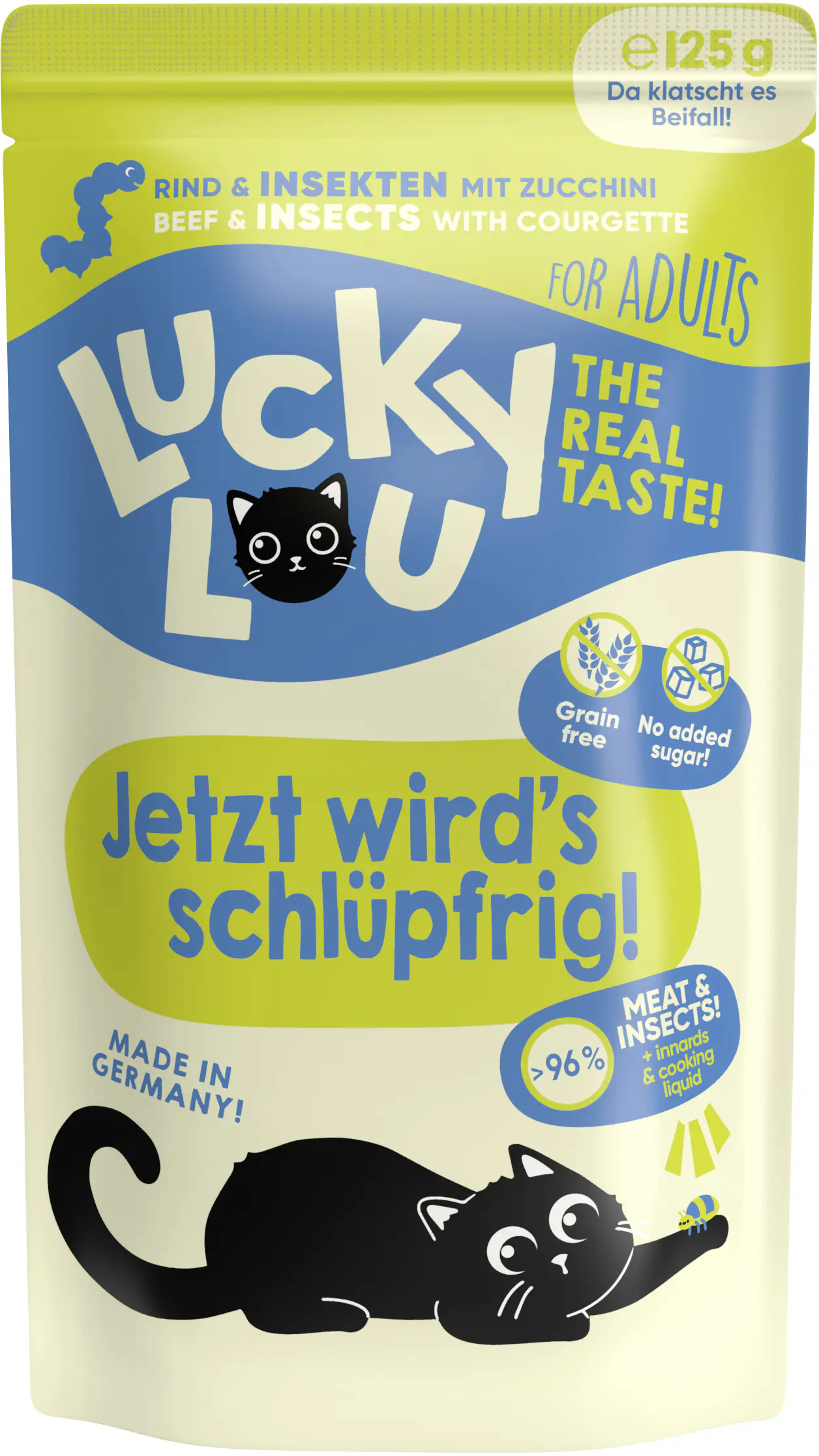 Lucky Lou Lifestage Adult Rind und Insekten 125g