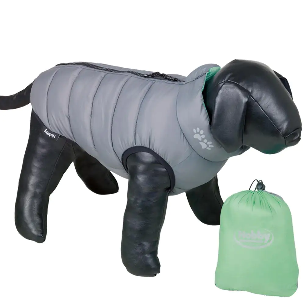 Nobby Hundemantel Light cascade grau