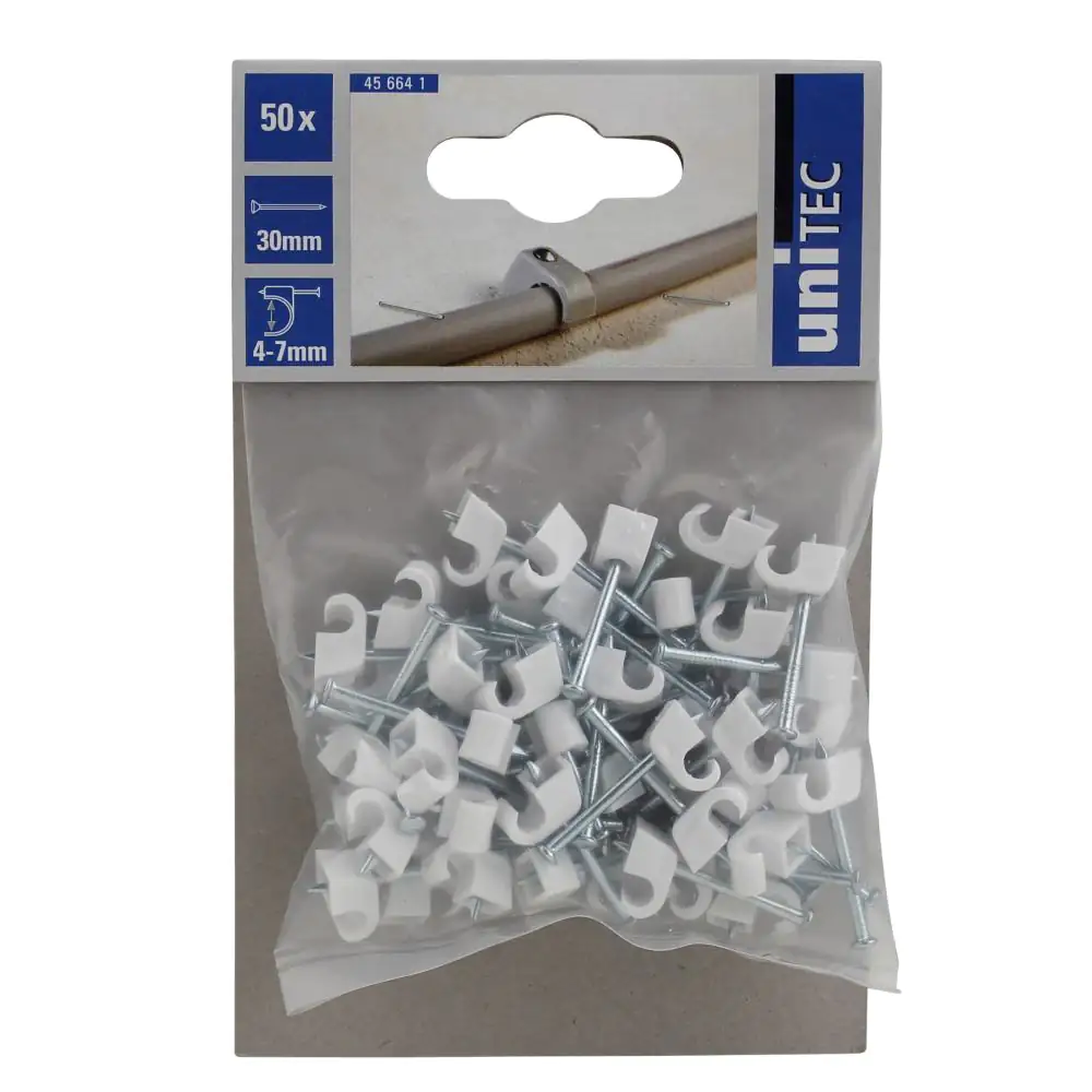 Expressschelle 4-7mm weiß 50x