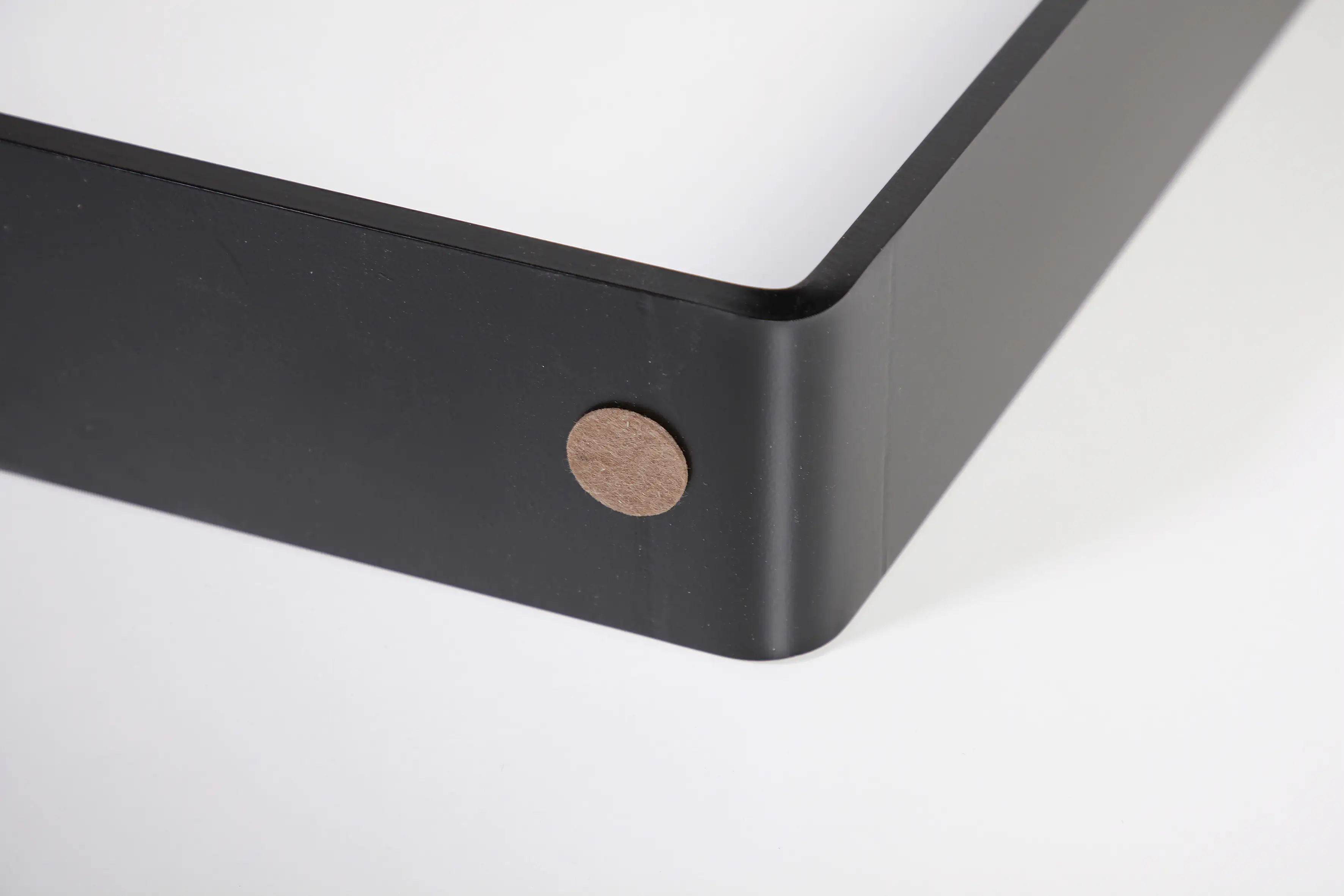 Dieda Tischbein V-Form schwarz Maße (L x B x H): 71,0 x 70,0 x 10,0 cm