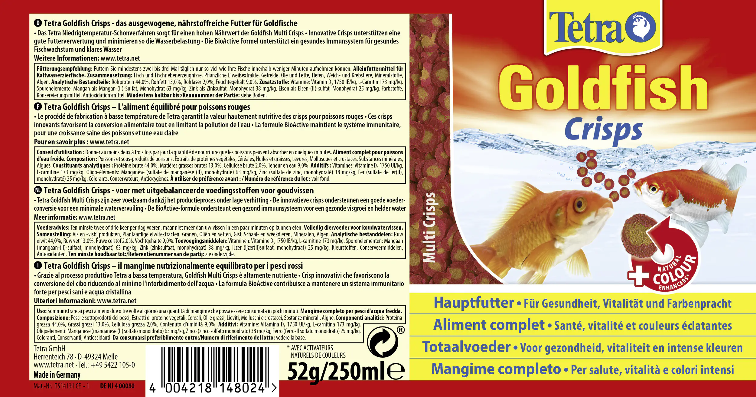 Tetra Goldfish Pro 250 ml