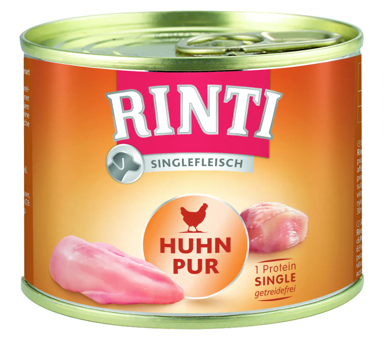 Rinti Singlefleisch Hundenassfutter Adult 185 g Huhn Pur Rinti Singlefleisch Hundenassfutter Adult 185 g Huhn Pur