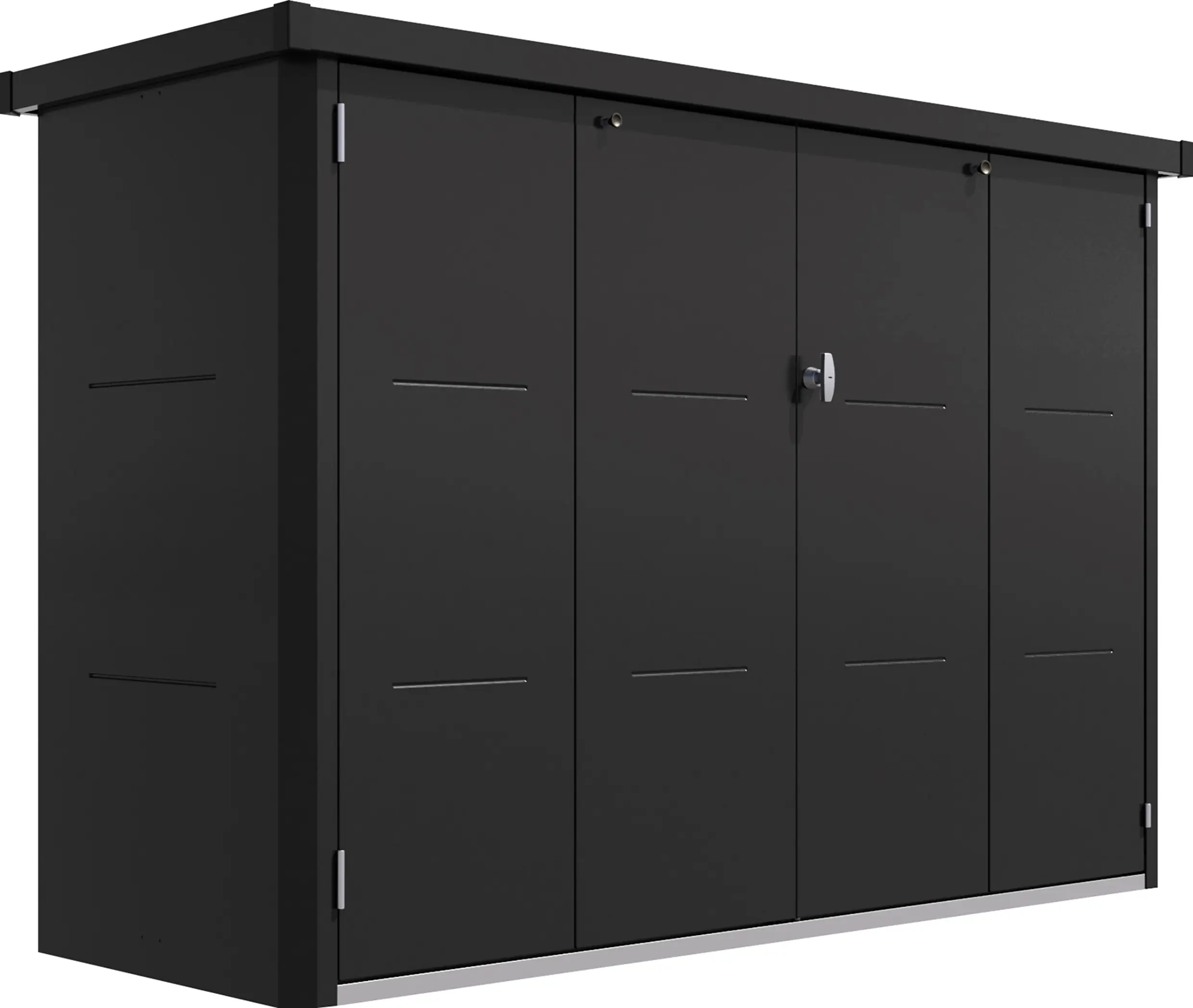 Telluria Fahrradbox Velotto schwarz 203 x 75 cm