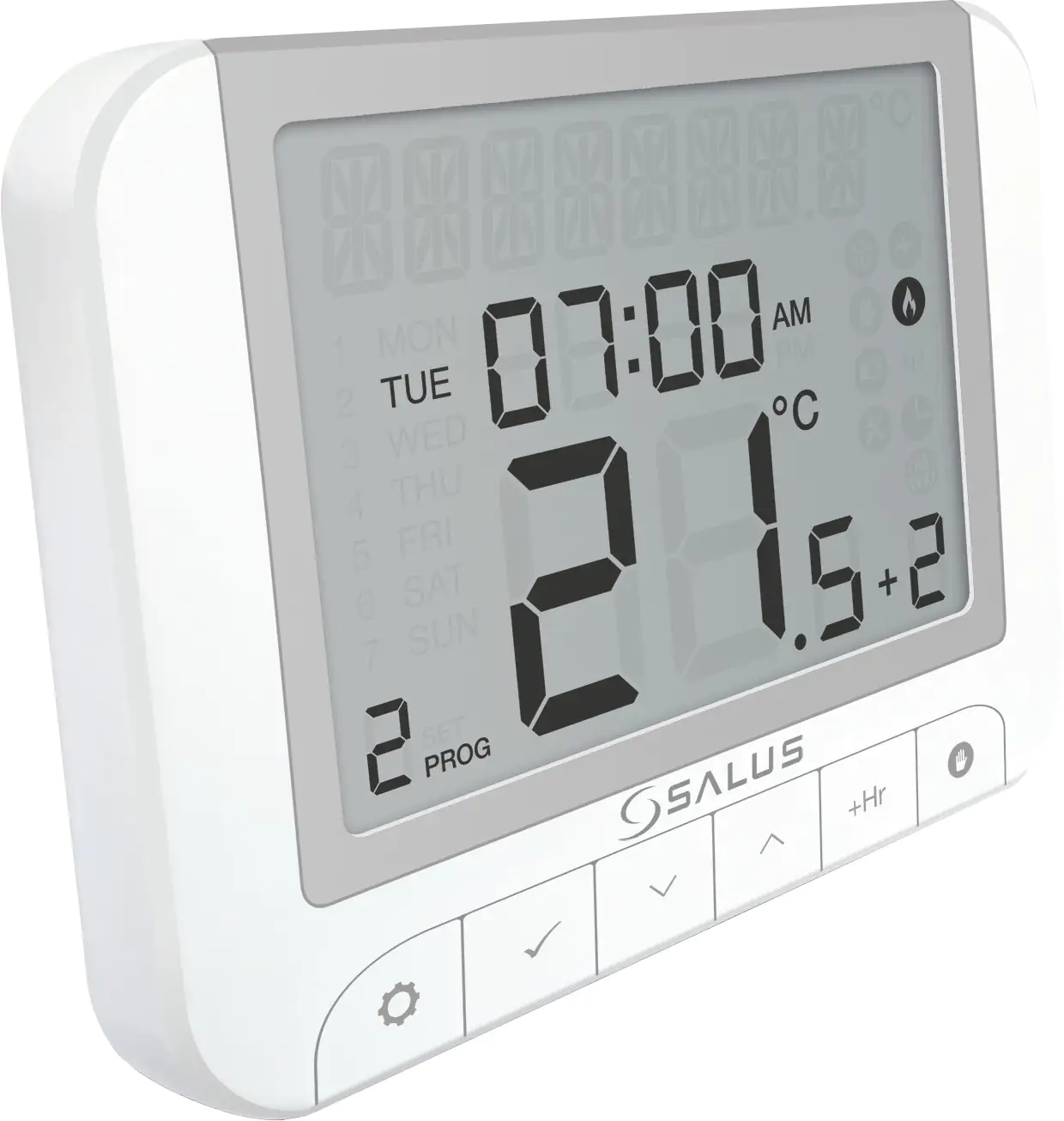 Jollytherm Funk-Raumthermostat PLUS inkl. Steckeradapter, weiß