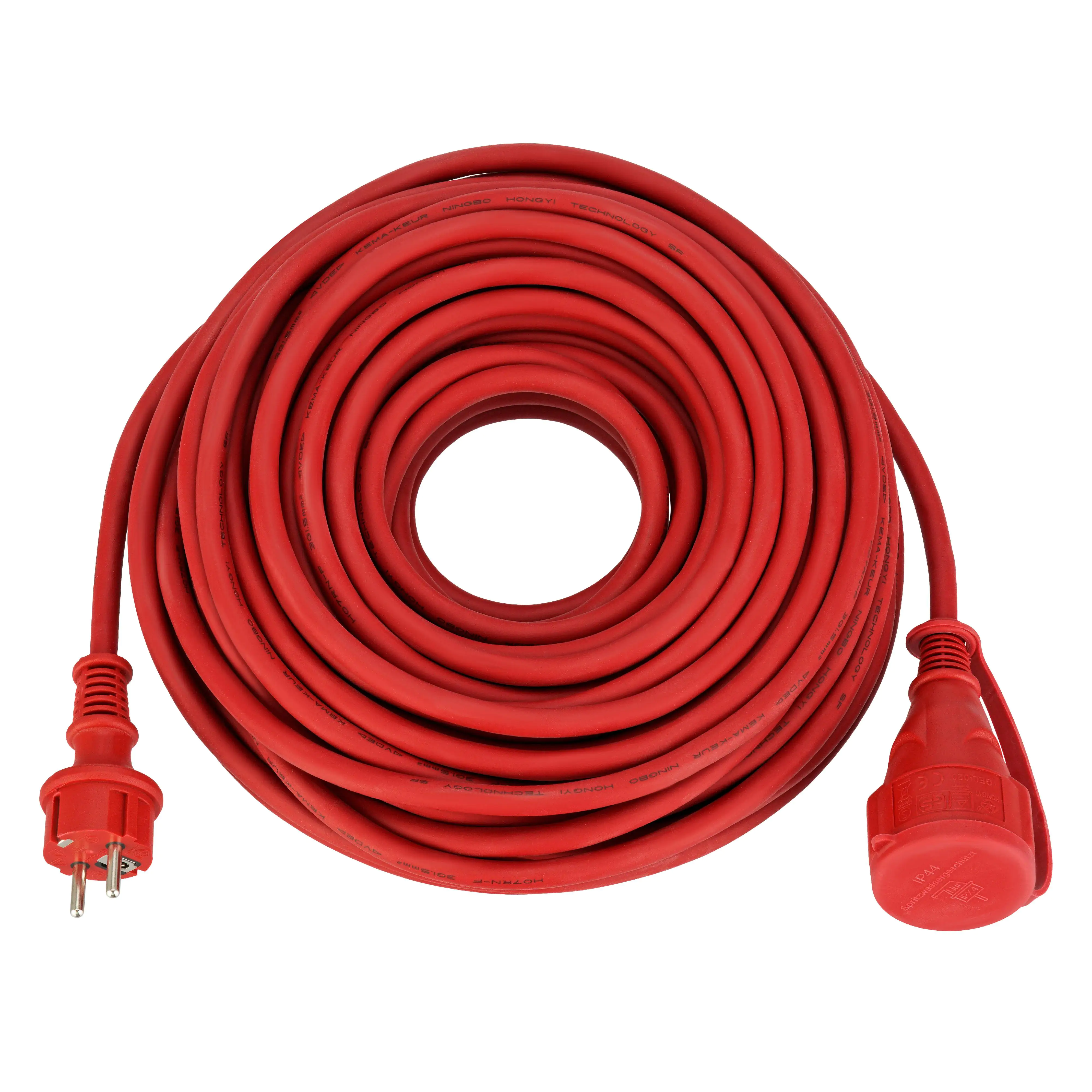 Verlängerungskabel Außen 10 m H07RN-F 3G1,5mm², rot