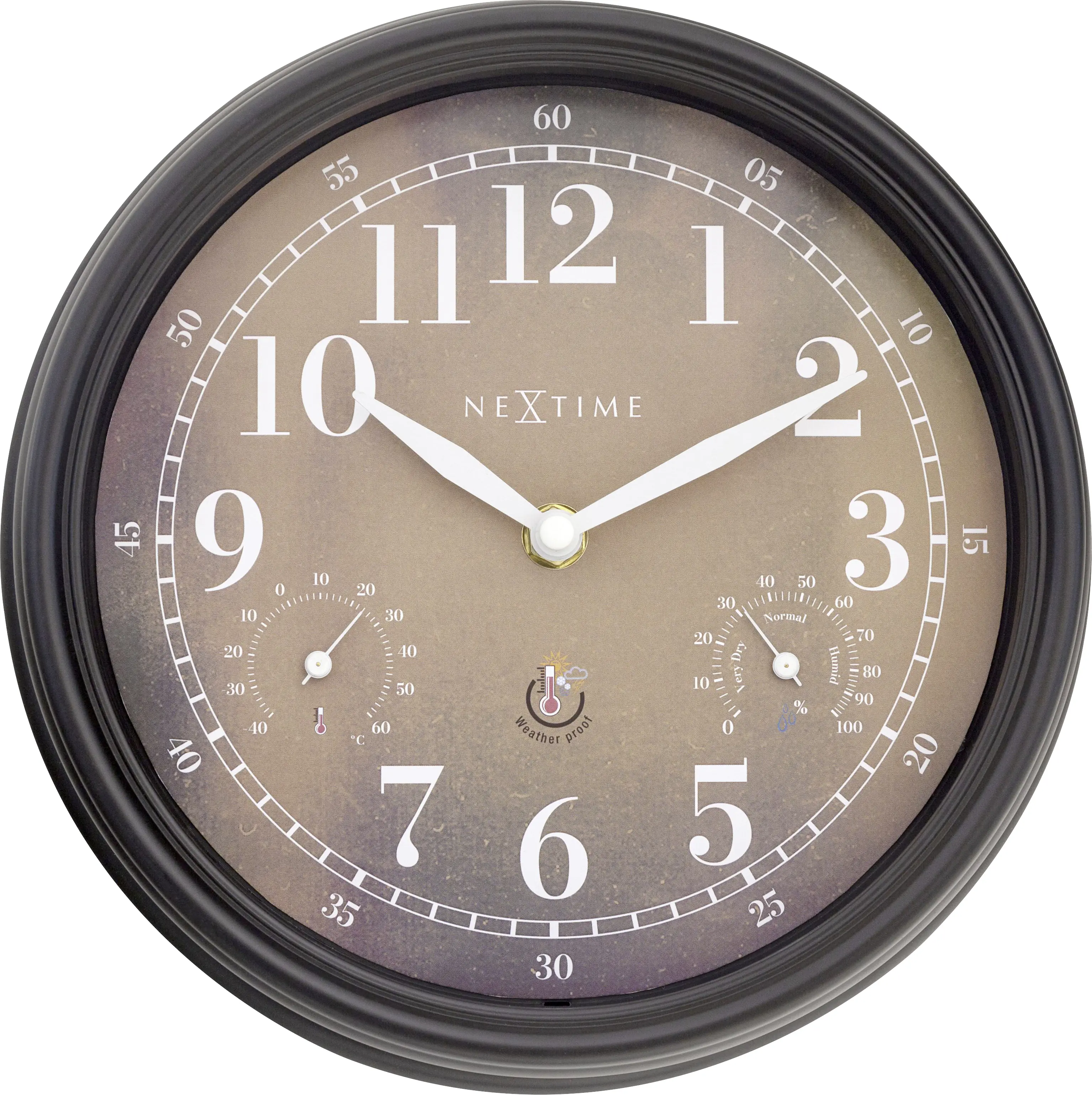 Nextime Außenwanduhr Jasmine Ø 23,5 cm