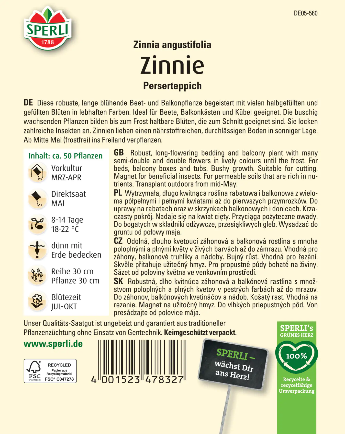 Sperli Zinnie Perserteppich