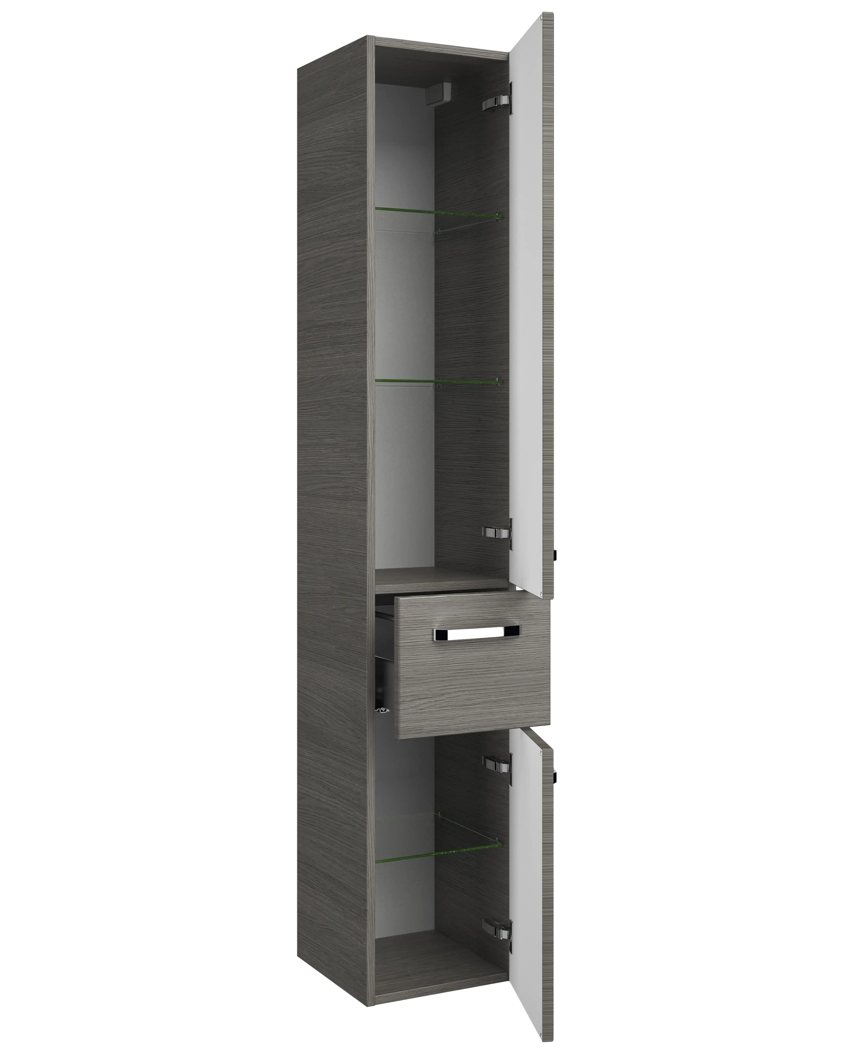 Pelipal Hochschrank Fokus 4010 graphit struktur quer