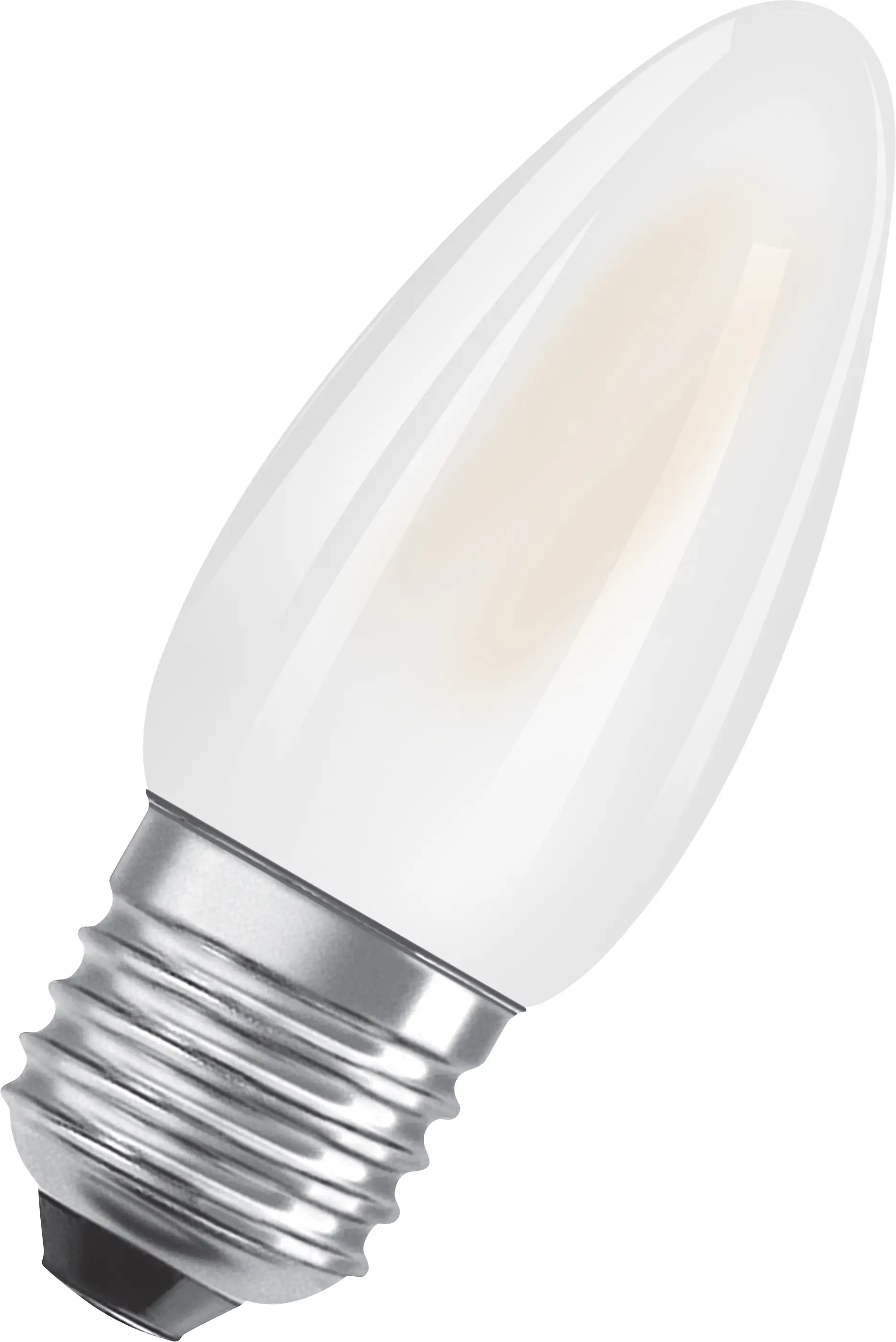 Osram LED Leuchtmittel Star Classic B E27 4W warmweiß, dimmbar, weiß matt