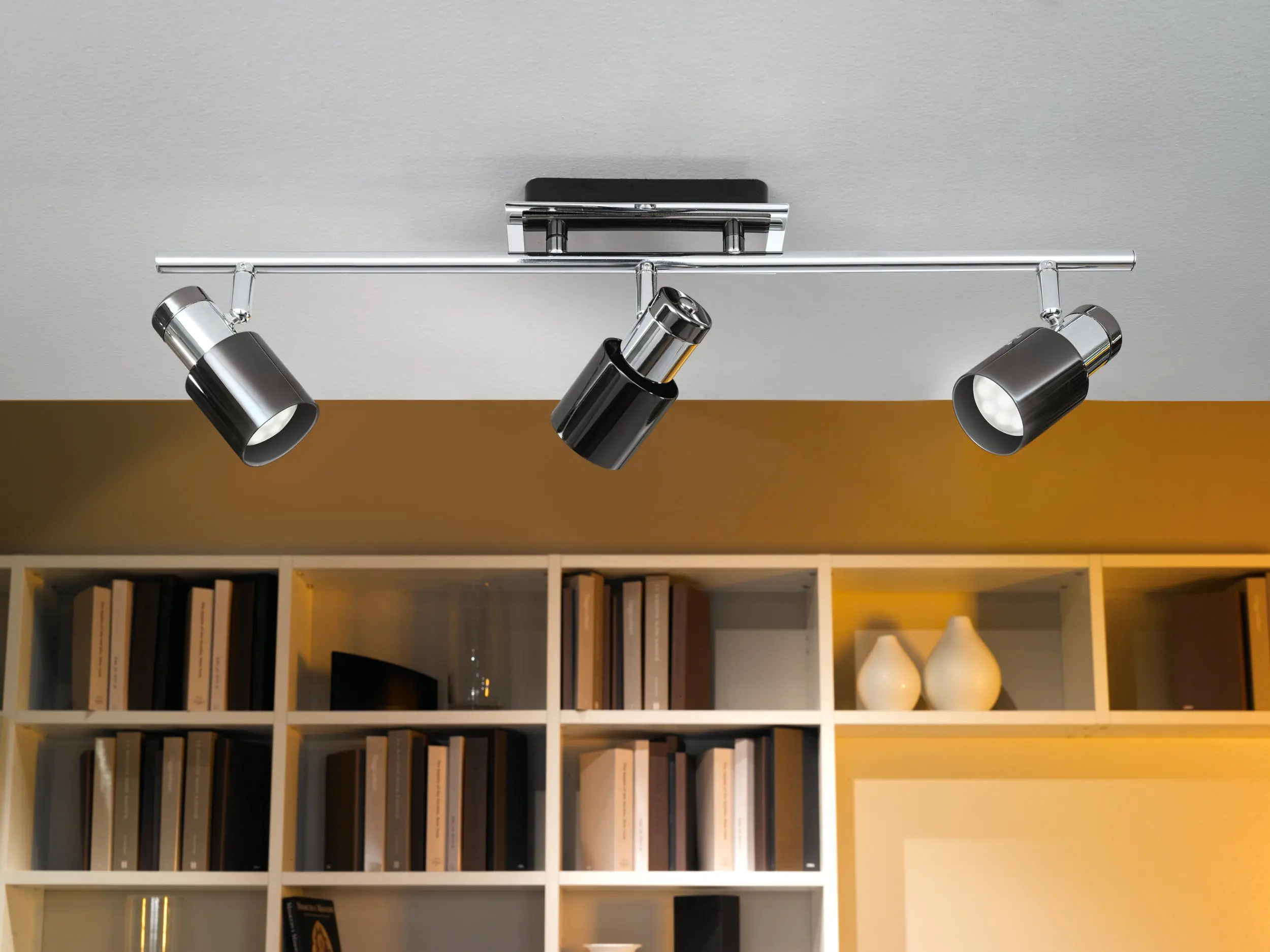 Eglo 3er Spot Davida 1 nickel-nero 58 x 7 cm GU10, warmweiß