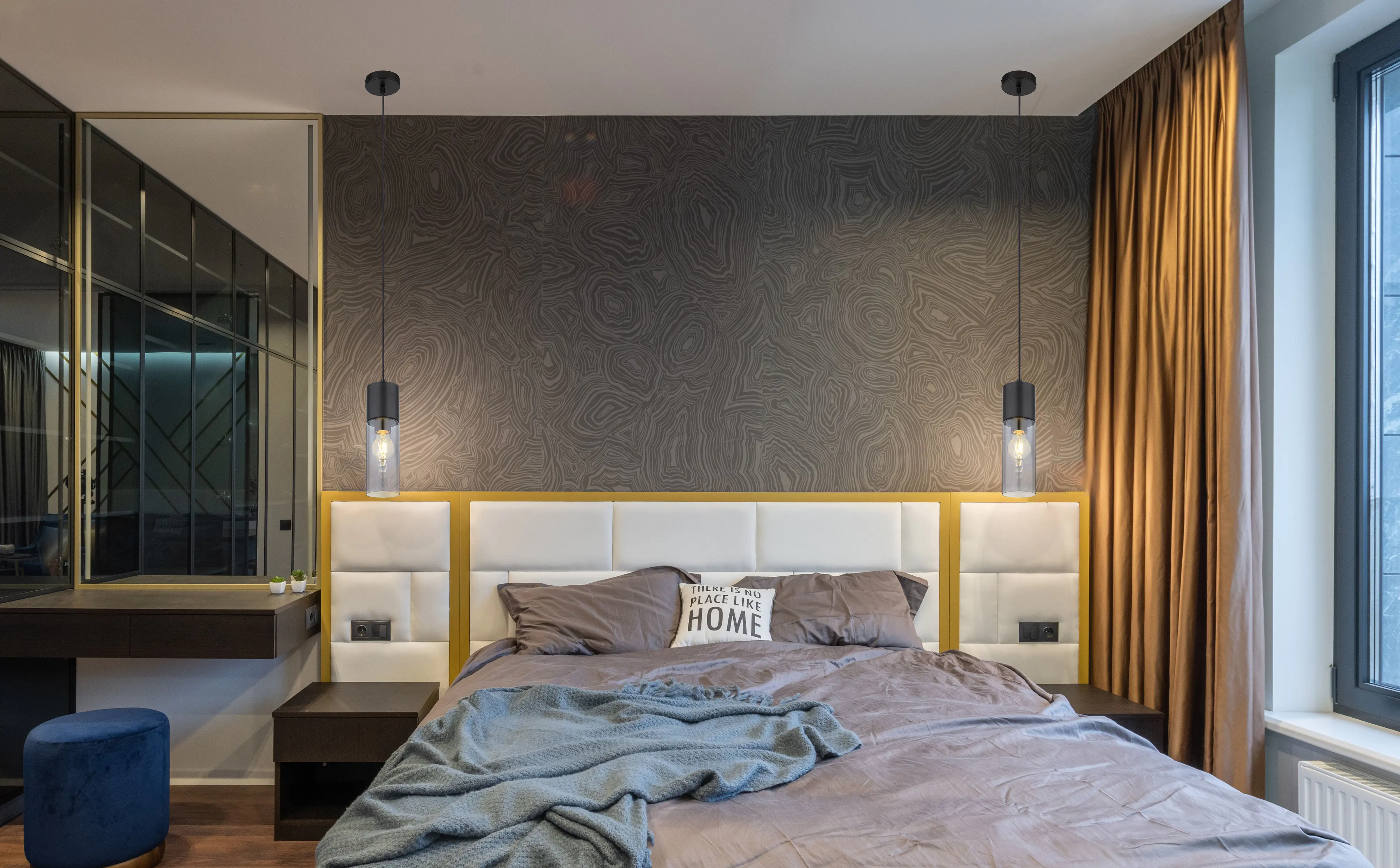 Globo Hängeleuchte Annika schwarz Ø 10 cm E 27, max. 25 W, dimmbar