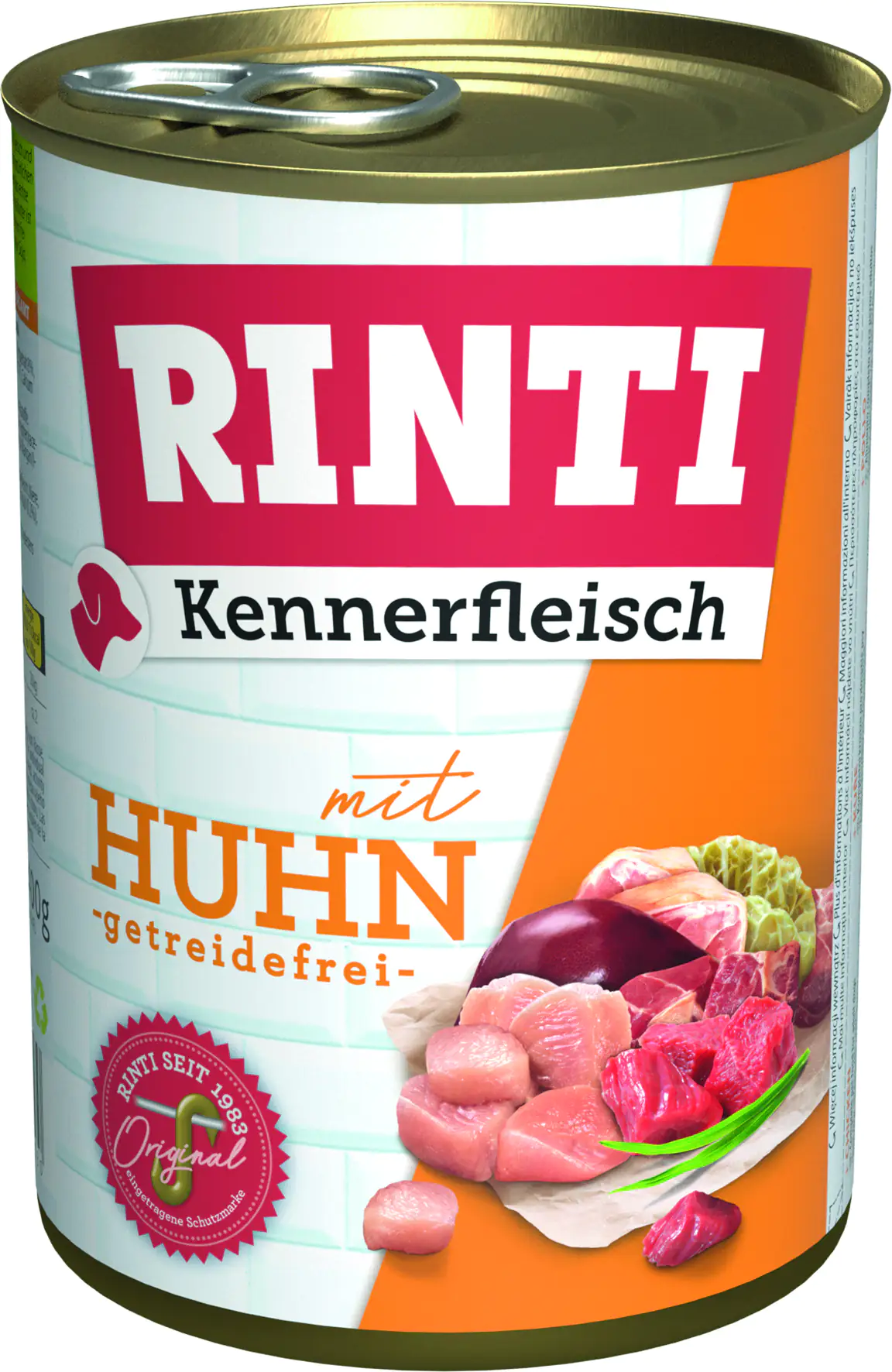 Rinti Kennerfleisch Hundenassfutter Adult 400 g Huhn bei Kartonabnahme