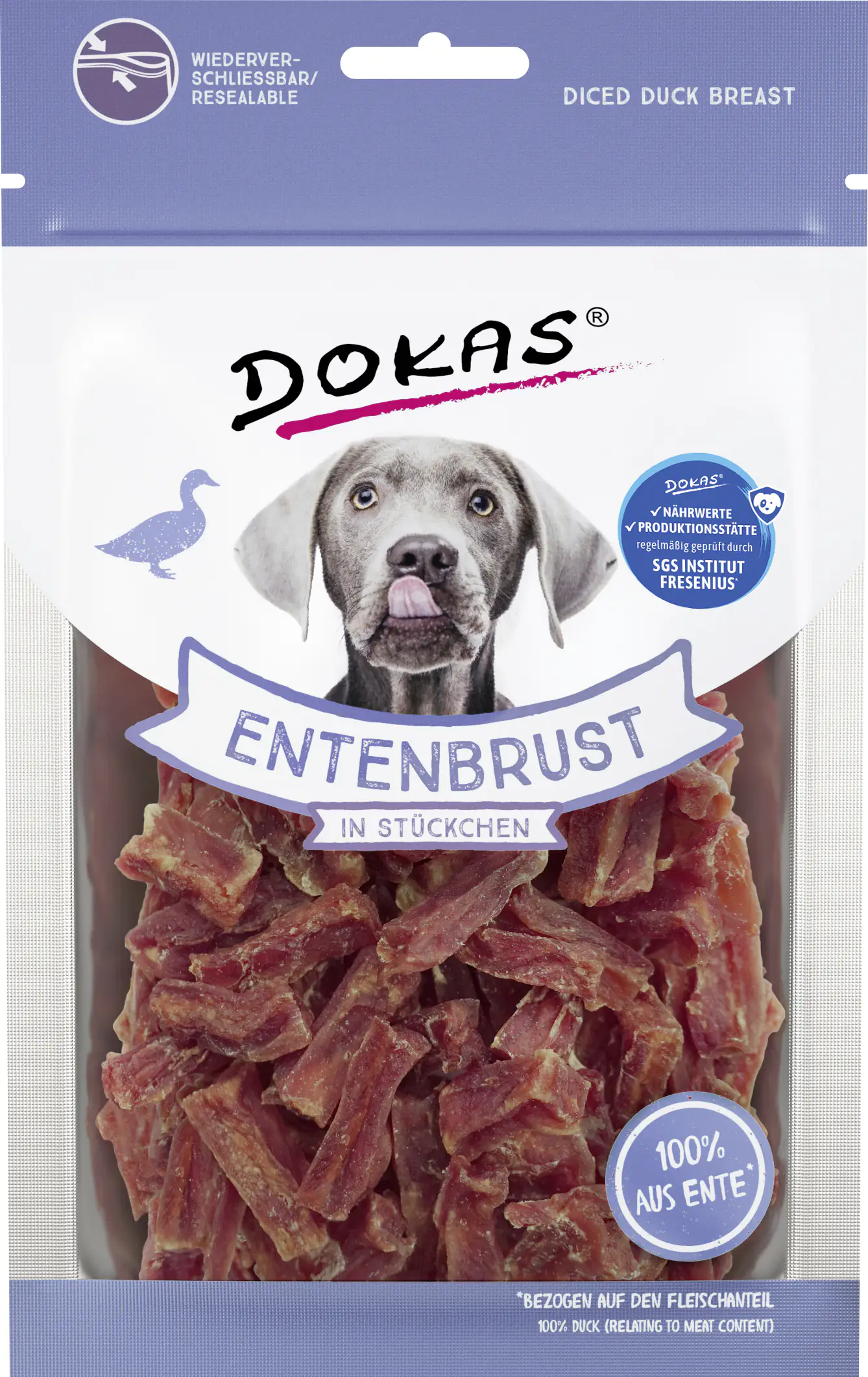 Dokas Entenbrust in Stückchen 70 g Dokas Entenbrust in Stückchen 70 g