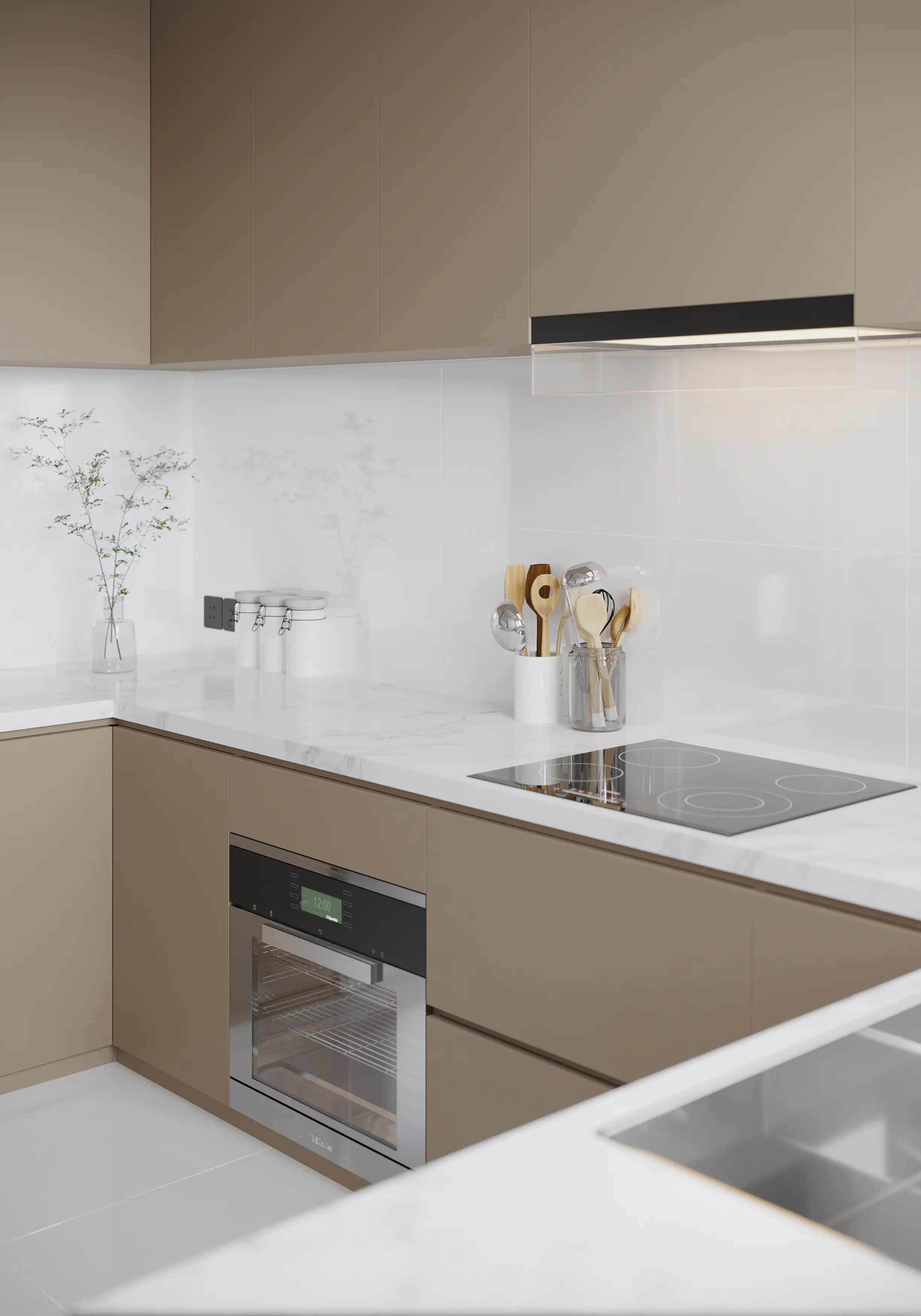 Wandfliese Alaska 30 x 60 cm weiß glanz