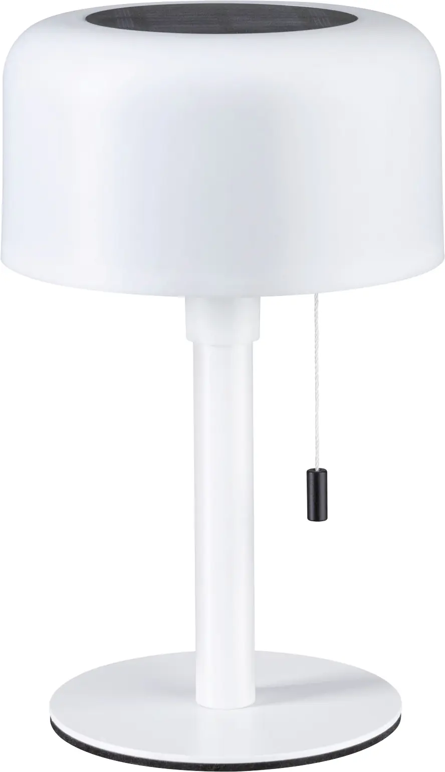 Paulmann Solar-Akku-Tischleuchte Bartja weiß 24 cm warmweiß