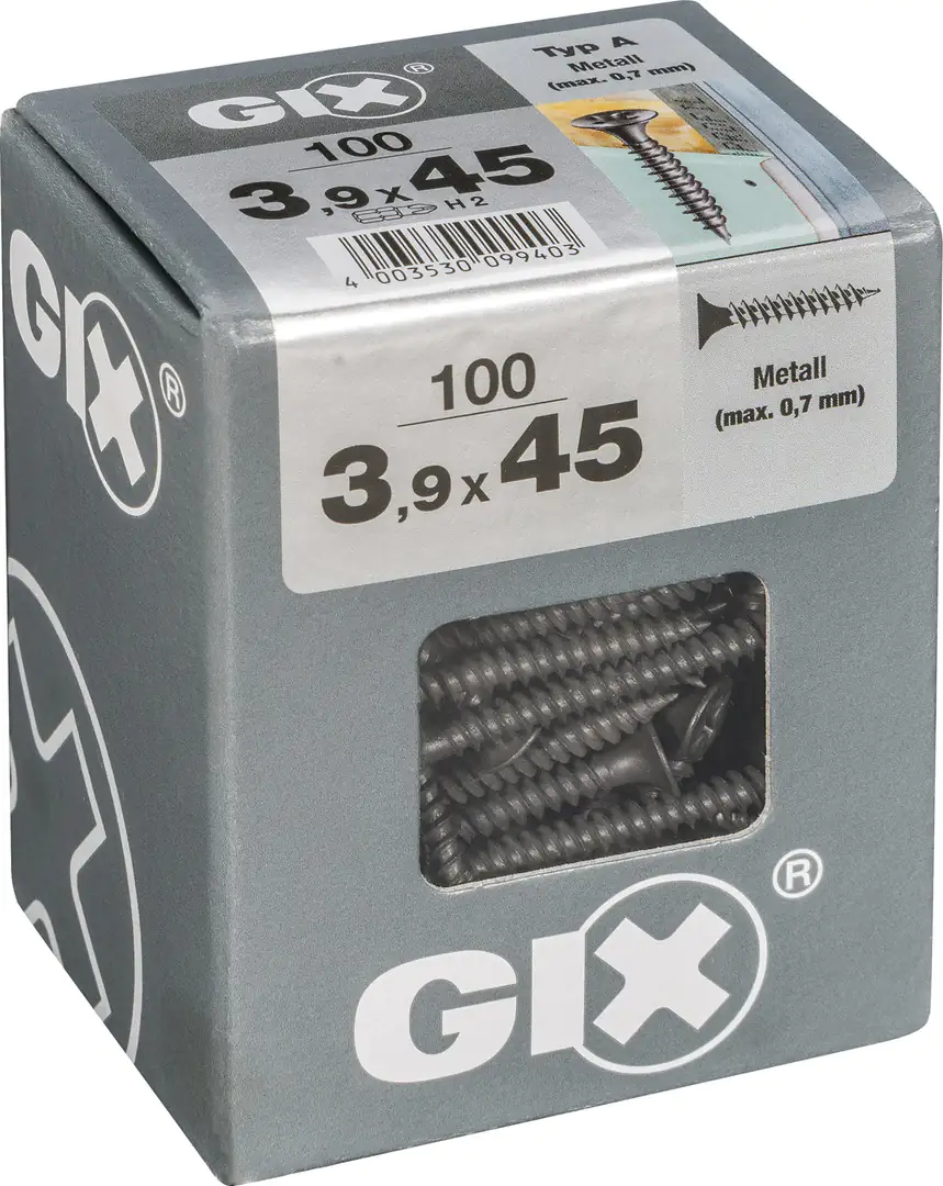 Spax Schnellbauschrauben 3.9 x 45 mm PH 2 Feingewinde - 100 Stk. Spax Schnellbauschrauben 3.9 x 45 mm PH 2 Feingewinde - 100 Stk.