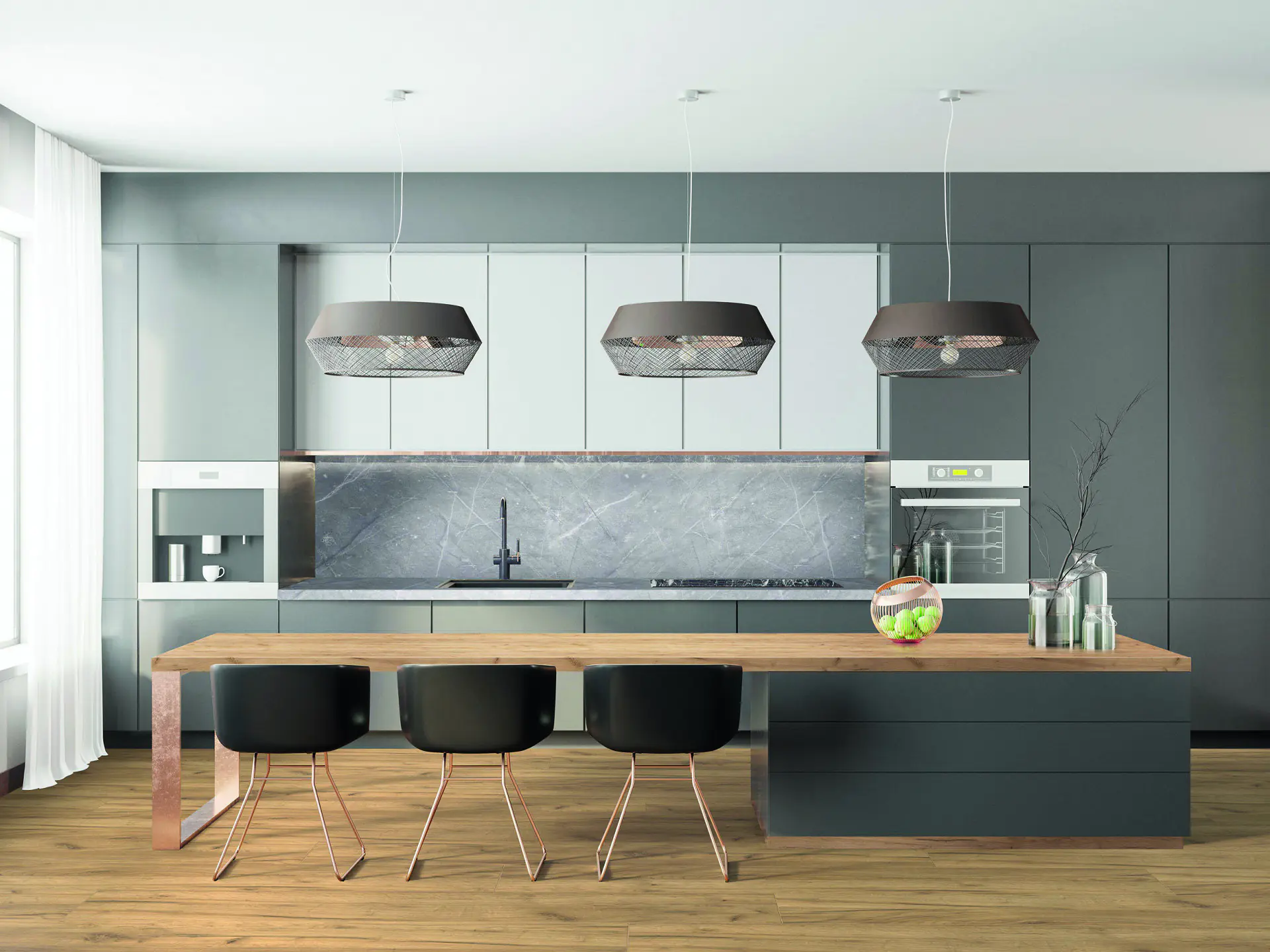 Kronoflooring Arbeitsplatte Gold Craft Oak 246 x 63,5 x 3,8 cm eiche