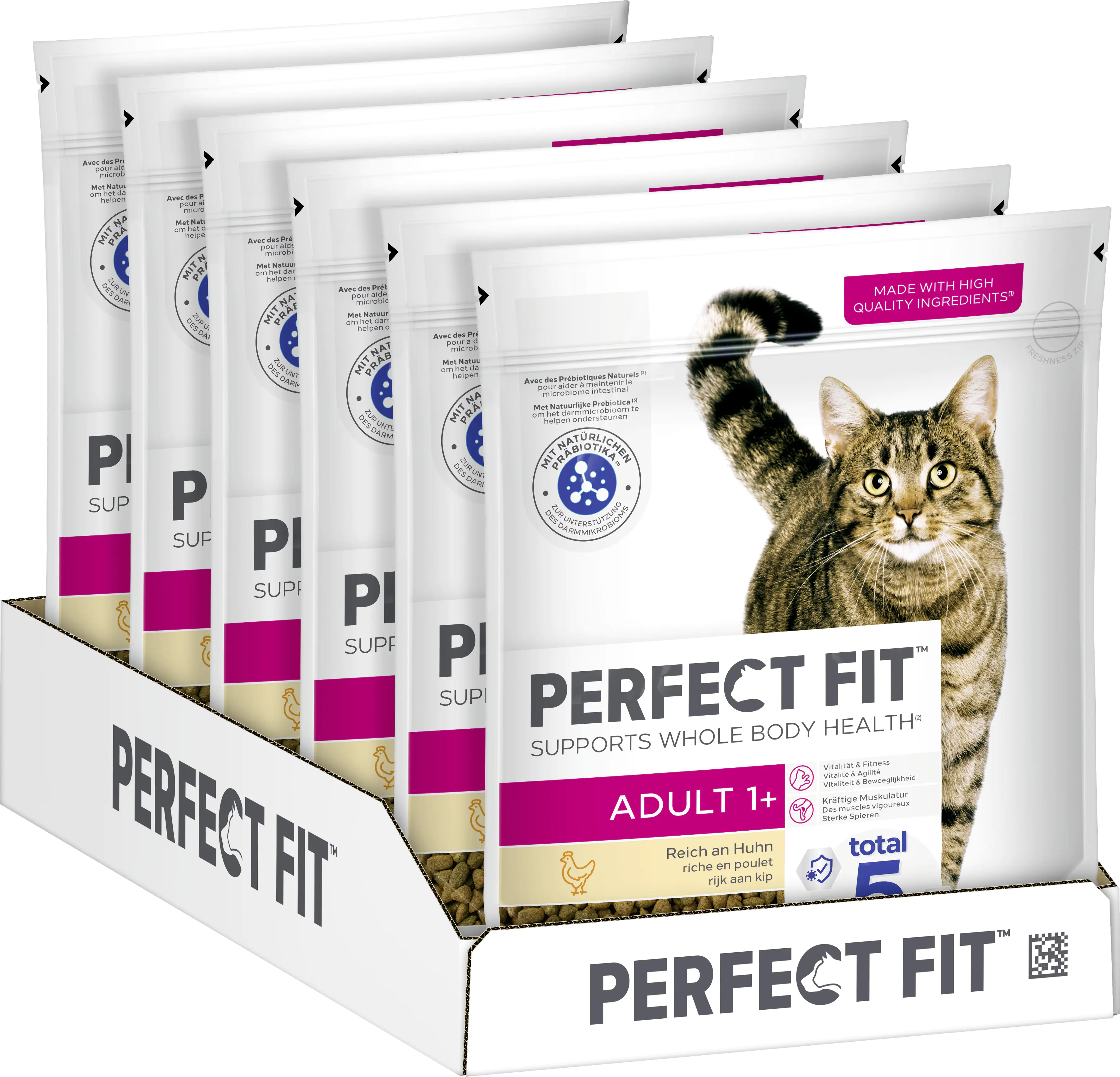 Perfect Fit Adult 1+ mit Huhn Katzenfutter 750g