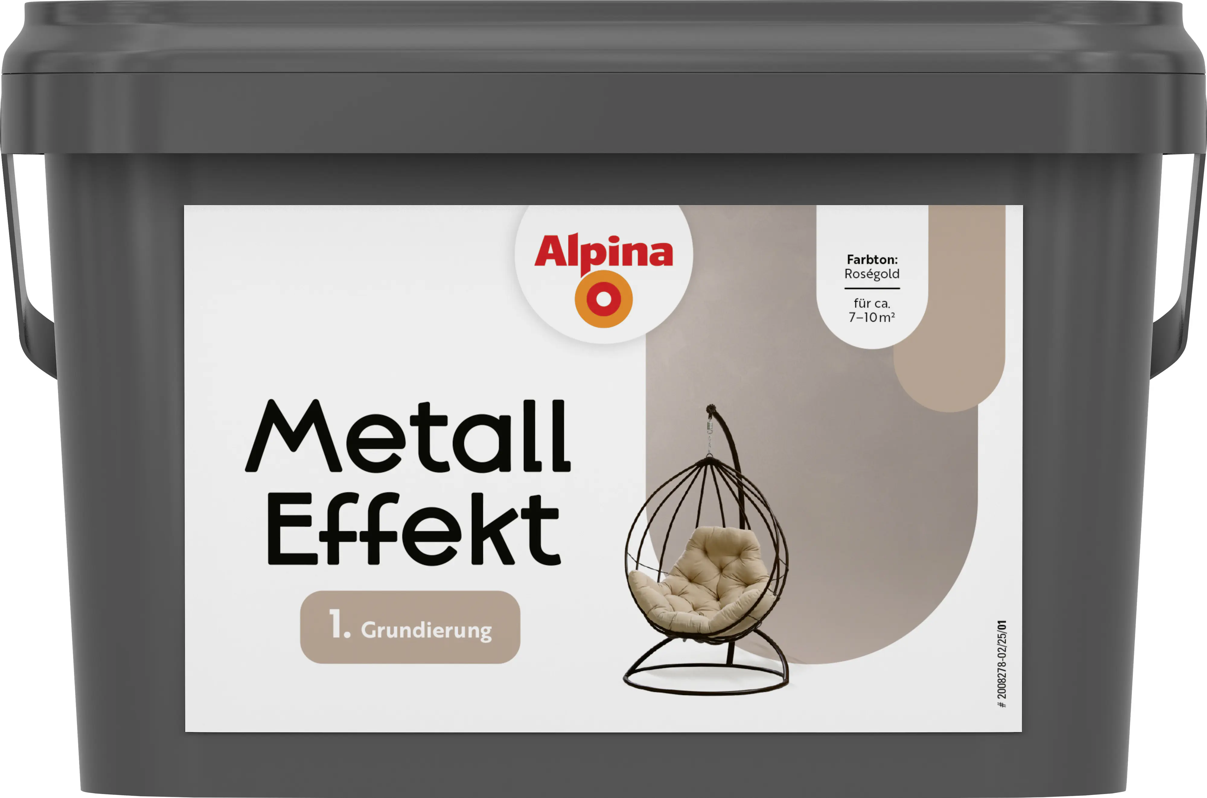 Alpina Grundierung für Effektfarben Metall roségold 2,5 L