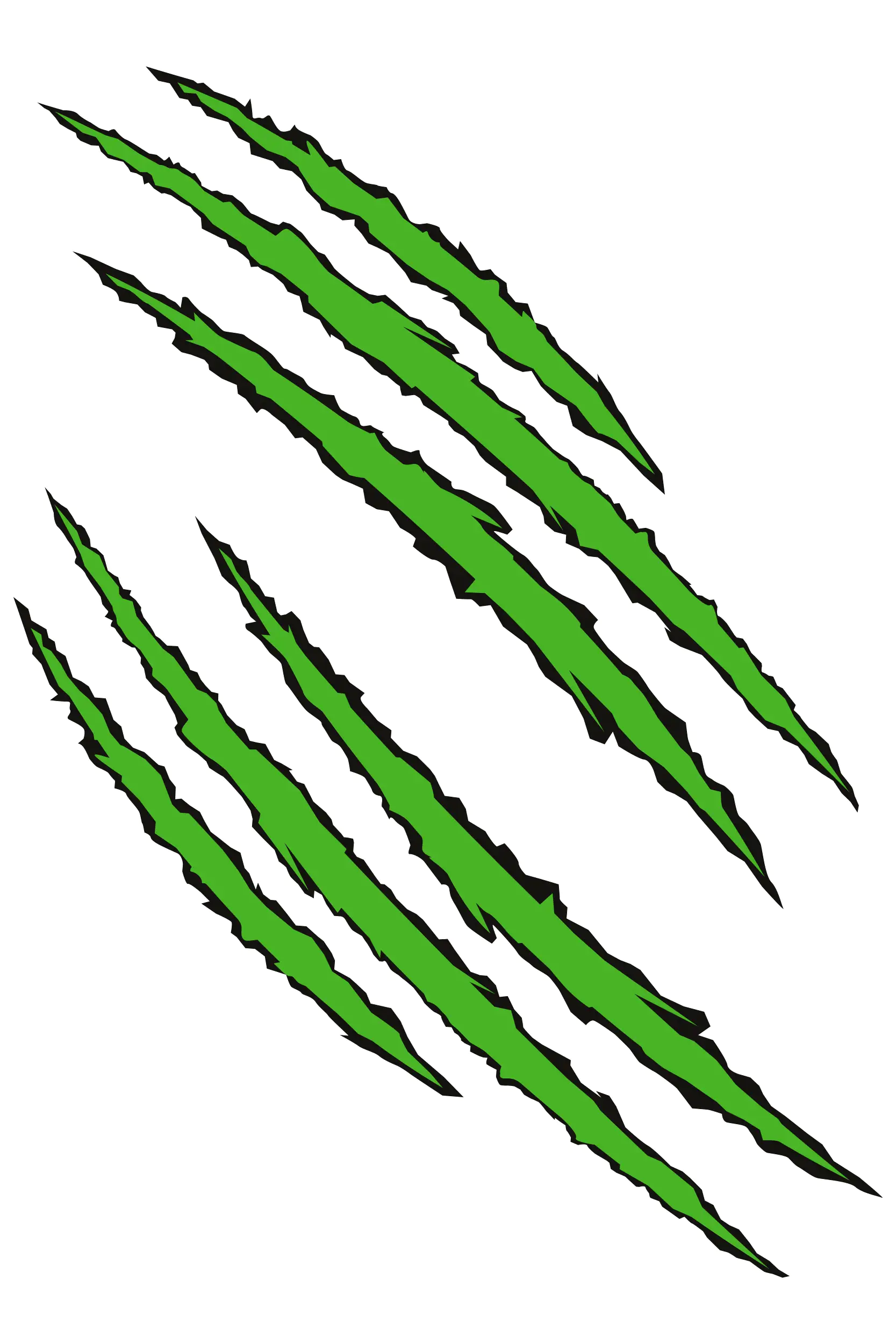 4002341217372 Hermann Schütz Aufkleber Krallen grün Bogengröße: 300x200mm, 6 Motive