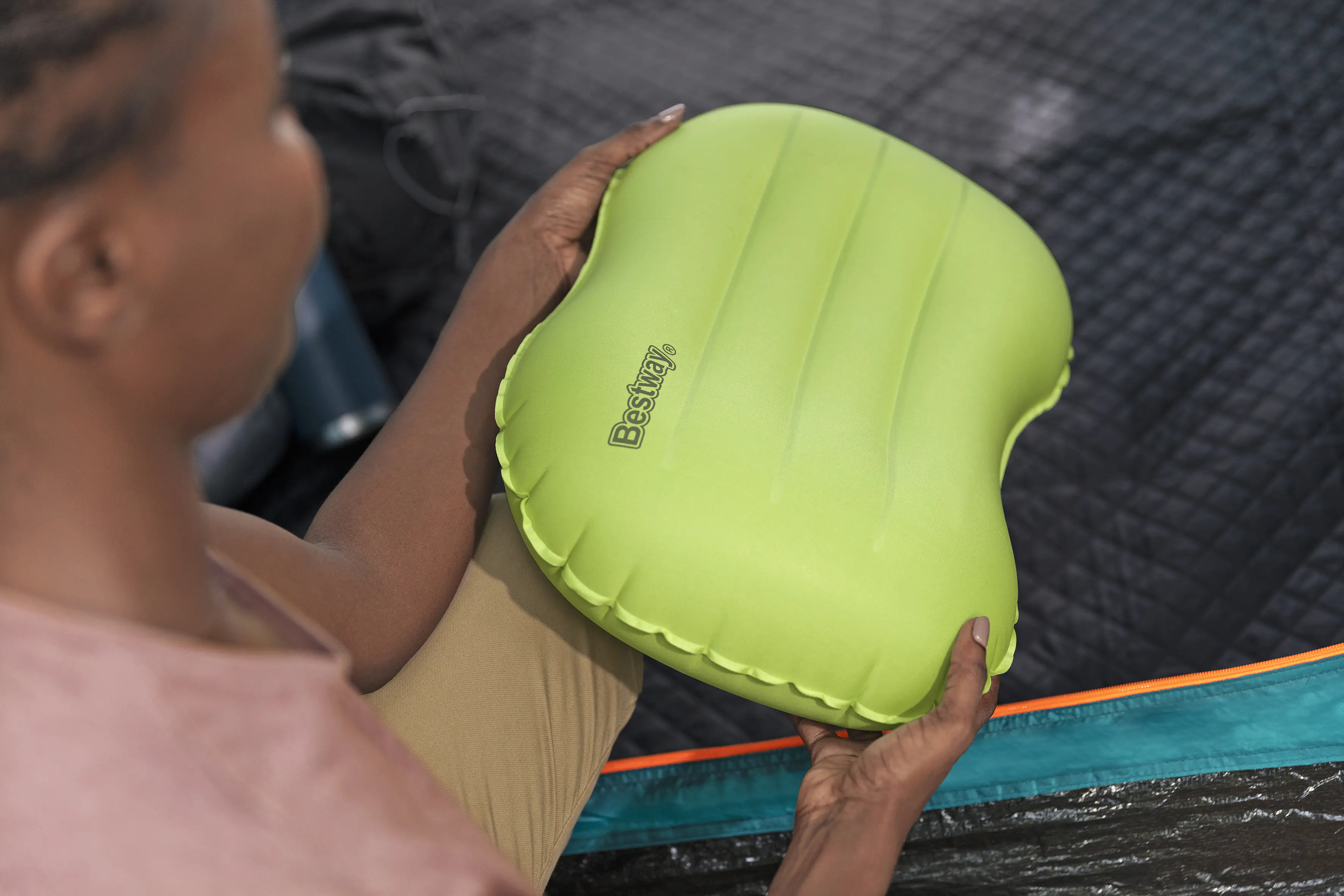 Bestway Luftkissen Wanderlite grün 42 x 30 x 12 cm