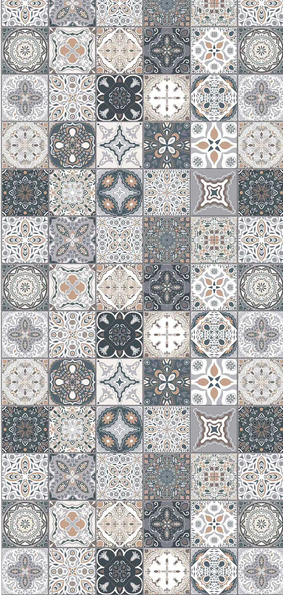 Breuer Duschrückwand Fliese Mediterran Dekor 100 x 255 x 0,3 cm