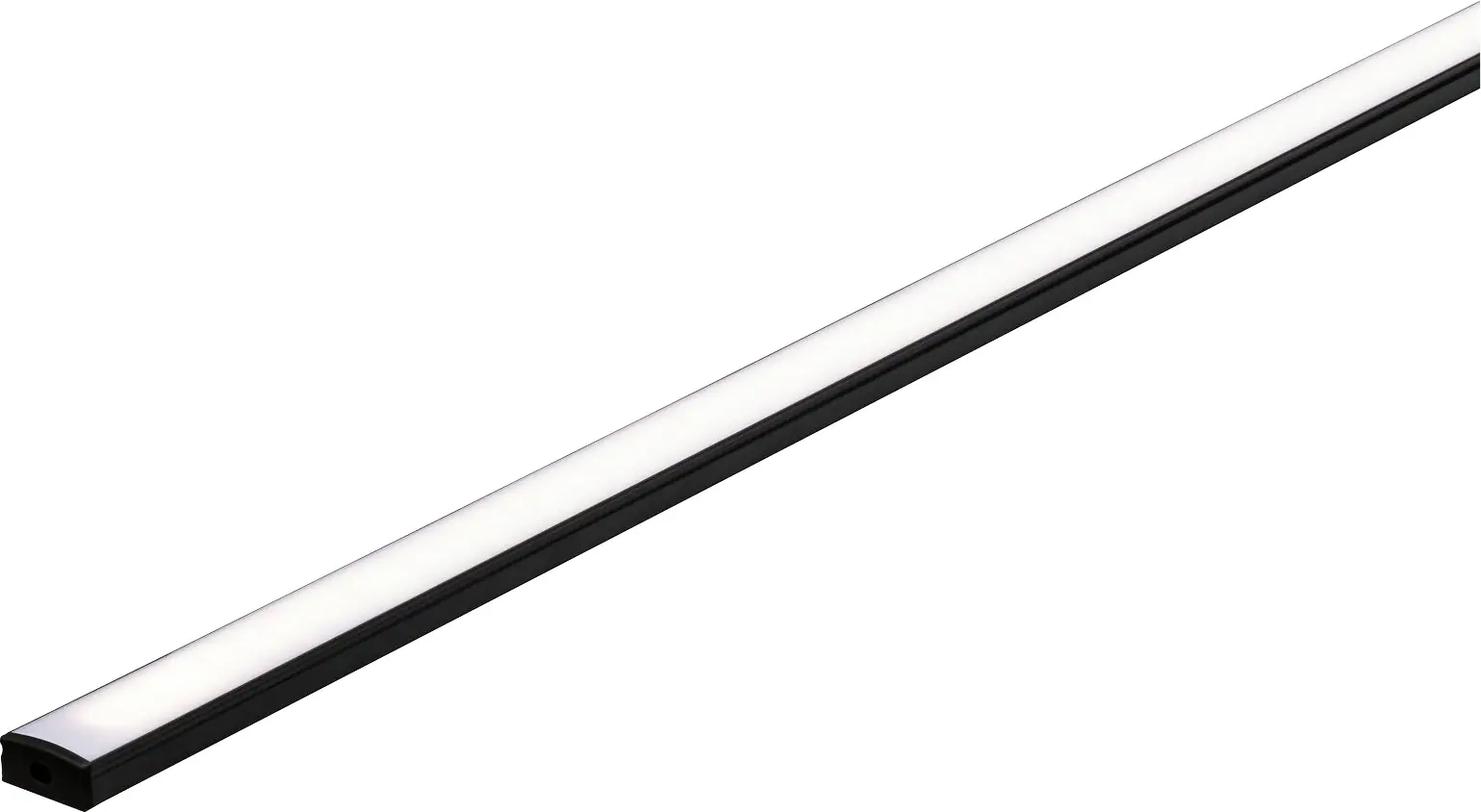 Paulmann LED-Profil für LED-Streifen 1 m mit weißem Diffusor schwarz-weiß