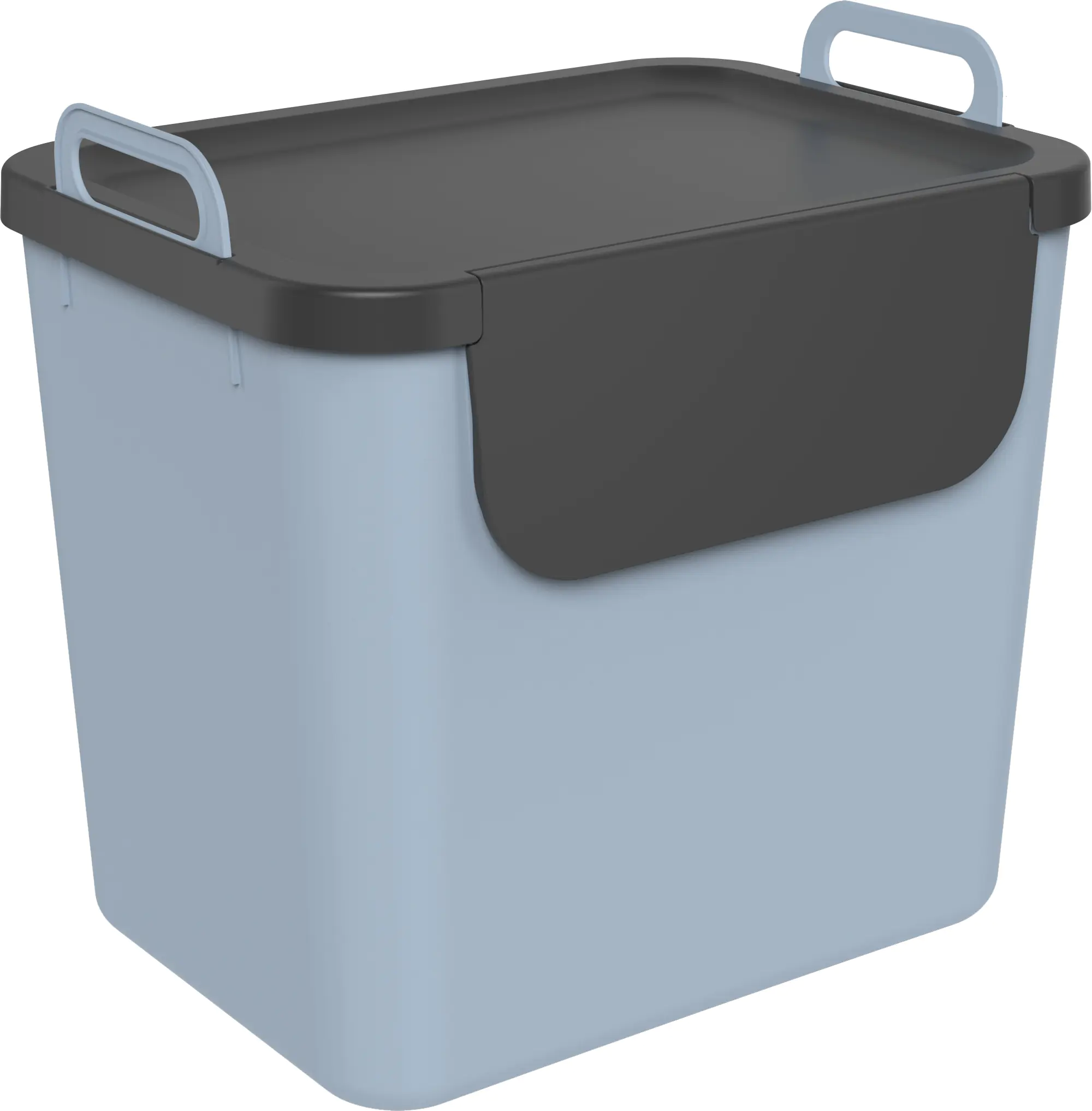 Rotho Mülltrennungssystem Jive 30 L blauschwarz Recyclingbehälter Rotho Mülltrennungssystem Jive 30 L blauschwarz Recyclingbehälter