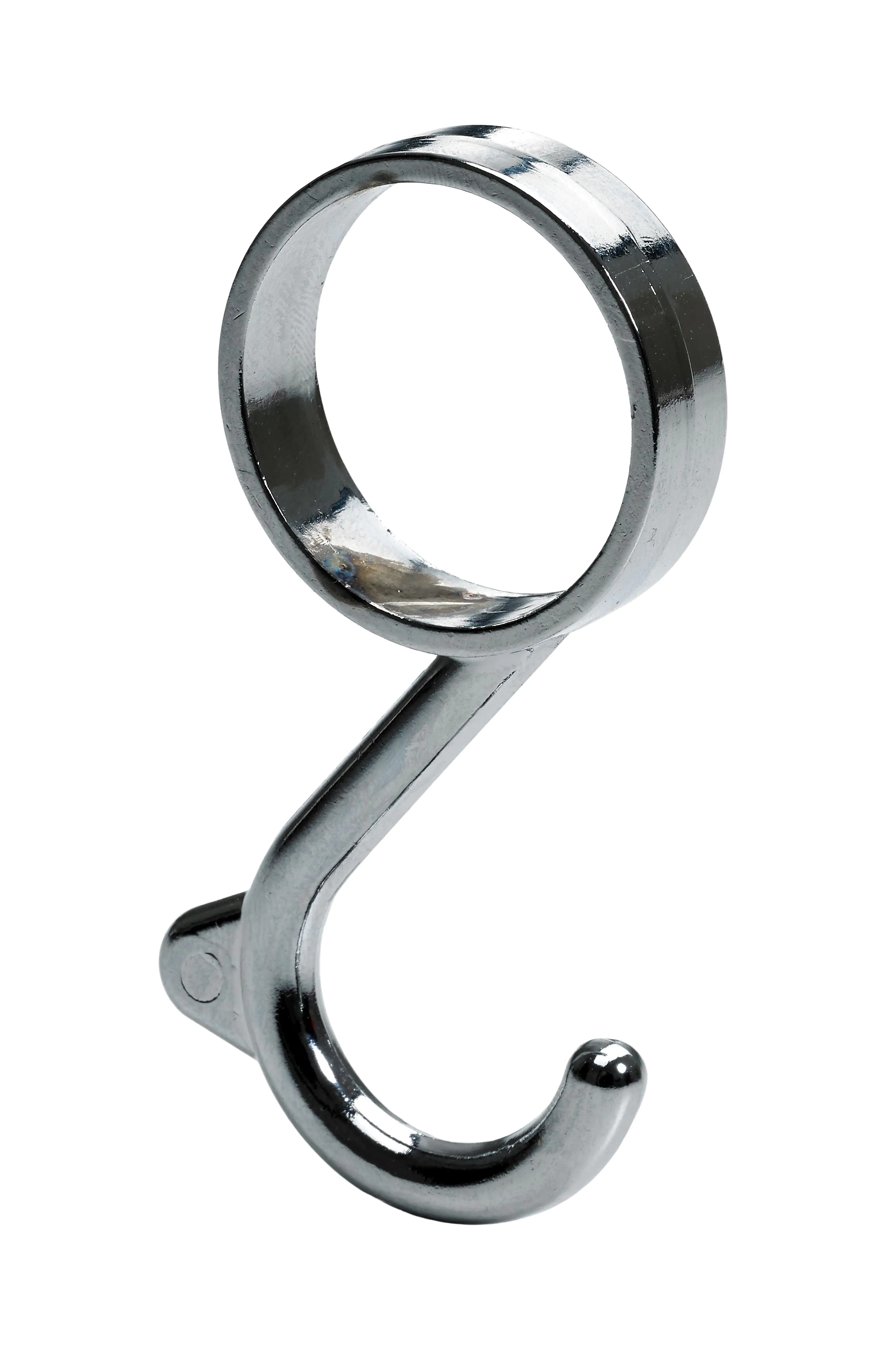 Hettich Kleiderhaken für Schrankrohre Stahl, verchromt, 2 Stück