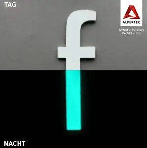 Alpertec Klebebuchstabe "F"