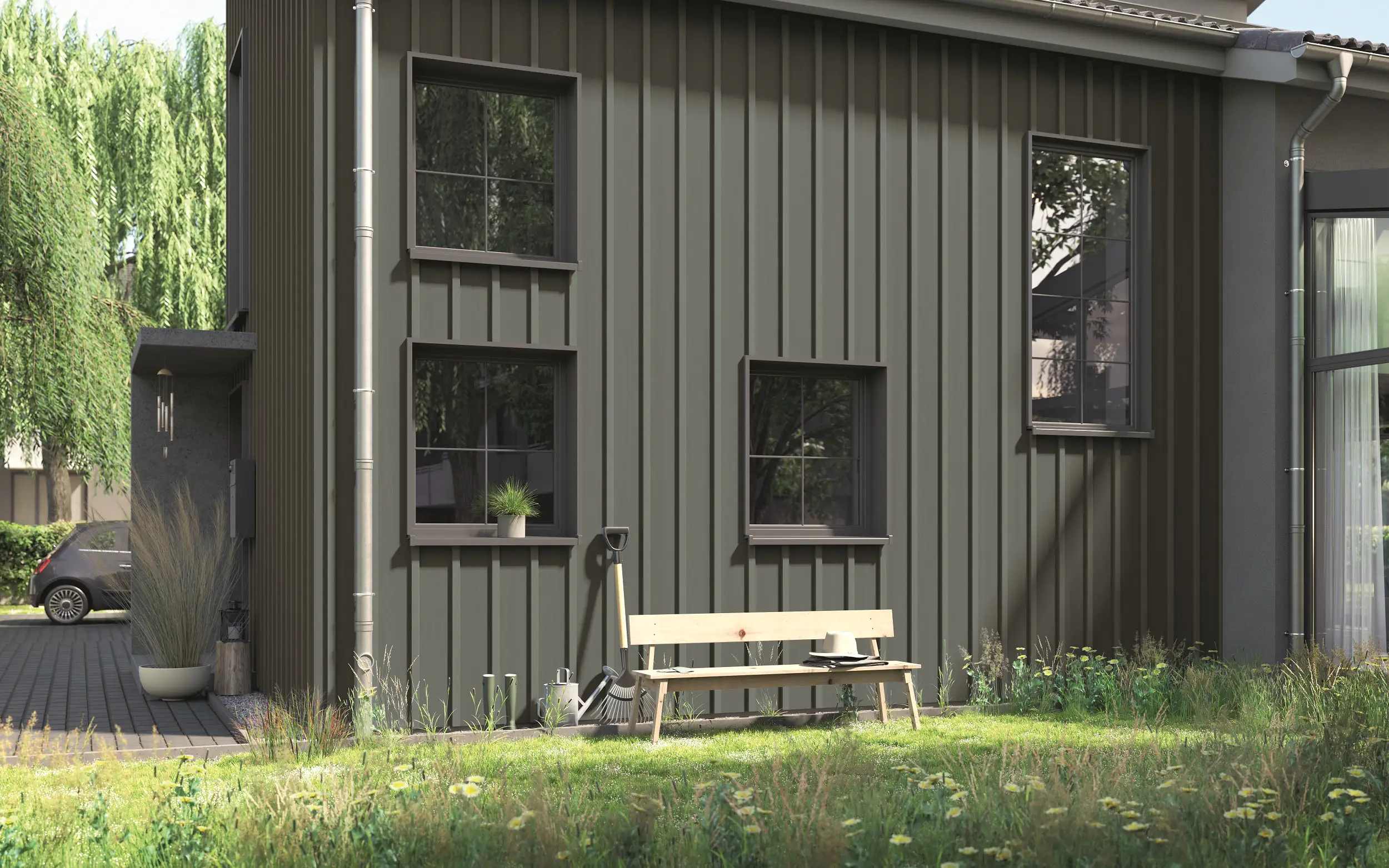 Alpina Wetterschutzfarbe 2,5 L sturmwolkengrau Alpina Wetterschutzfarbe 2,5 L sturmwolkengrau