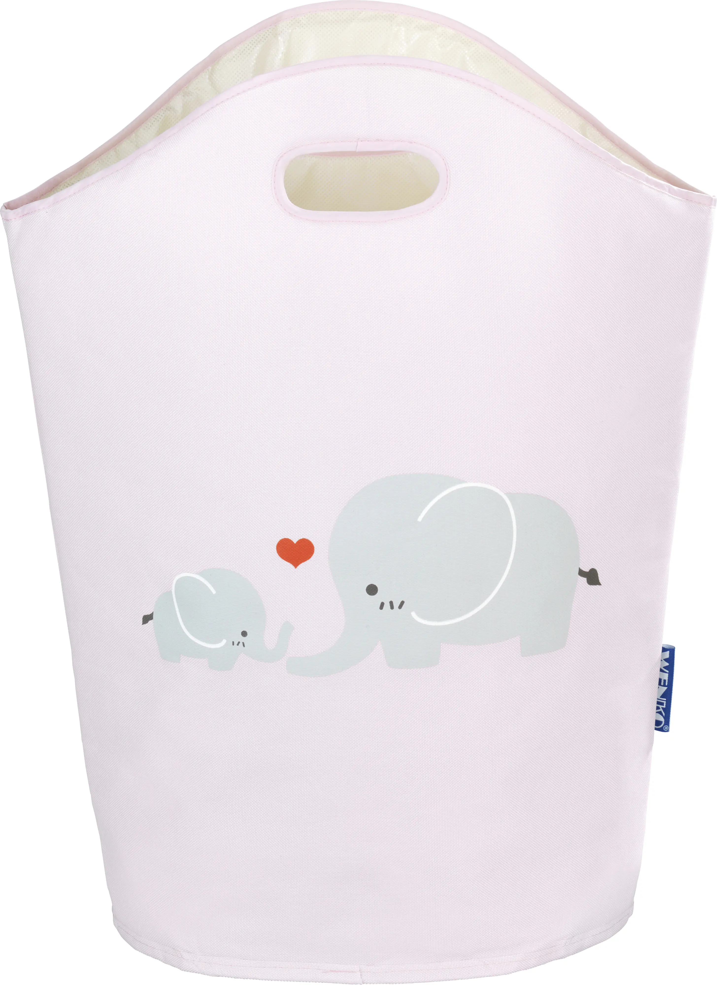 Wenko Wäschesammler Kids Elli 24 l, rosa