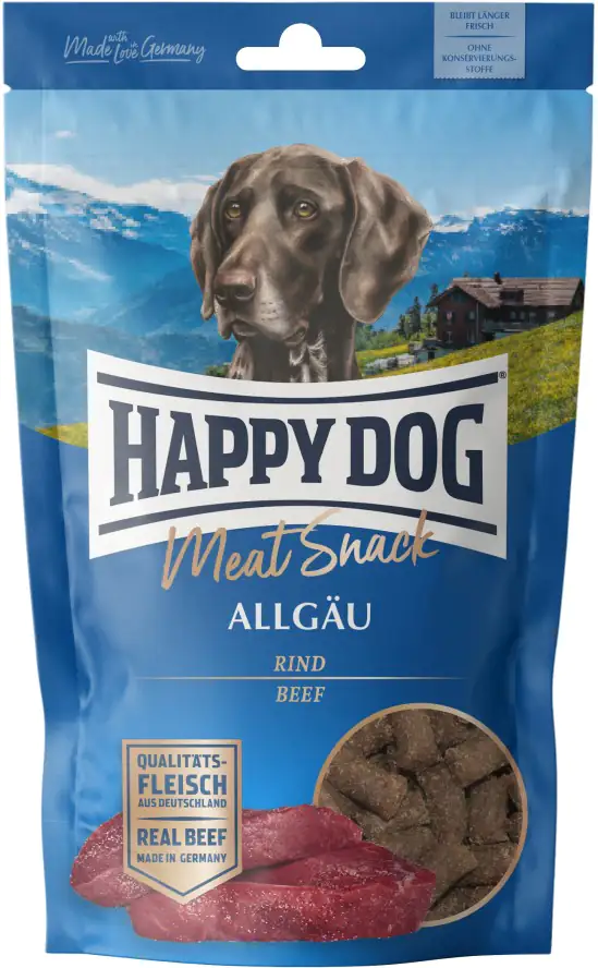 HappyDog Hundesnack Meatsnack Allgäu 75 g HappyDog Hundesnack Meatsnack Allgäu 75 g