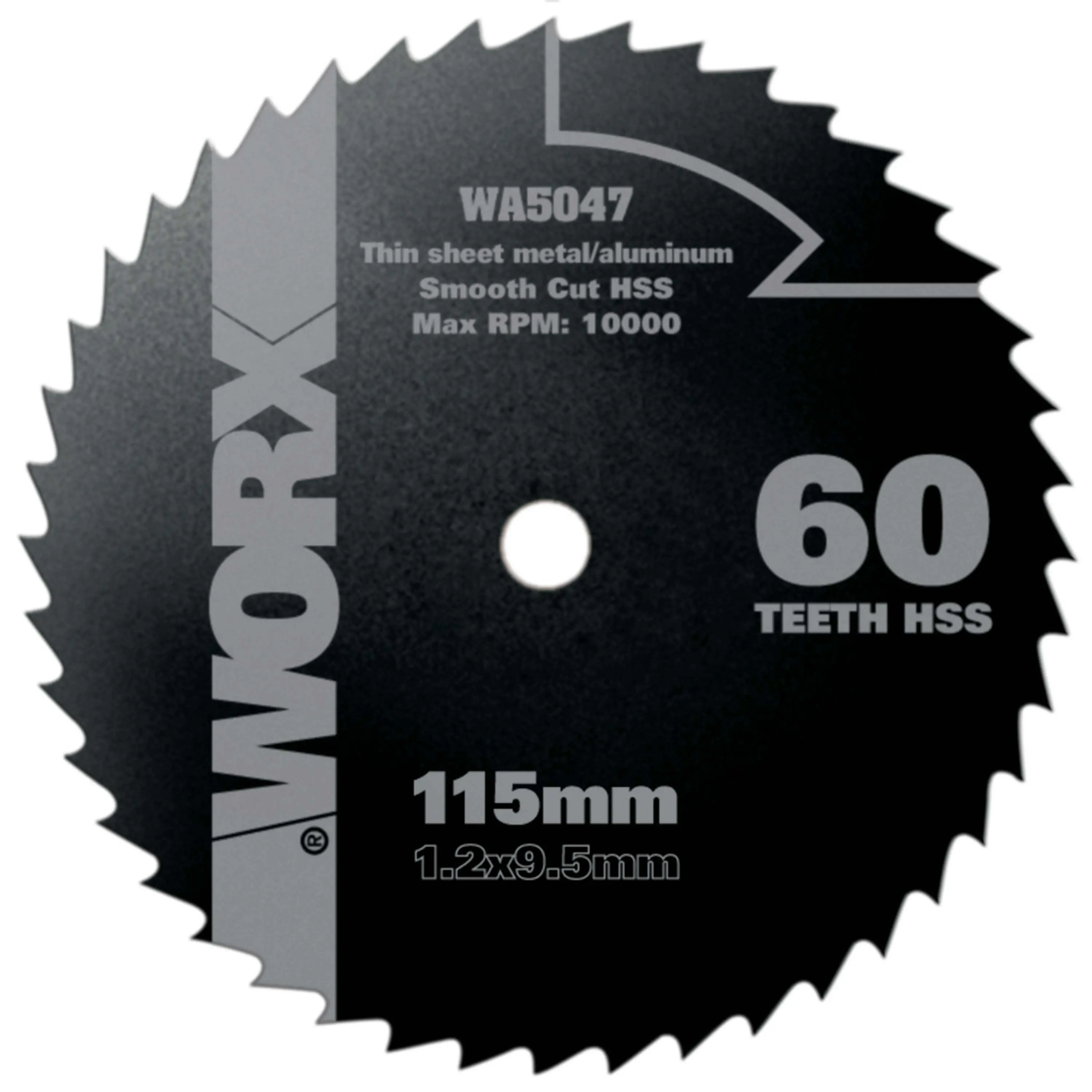 Worx HSS Sägeblatt 115 mm 60 Zähne WA5047