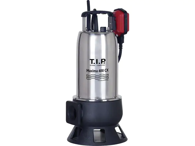 T.I.P. Schmutzwasser Tauchpumpe Maxima 400 CX 24000 l/h 9 m 950 Watt