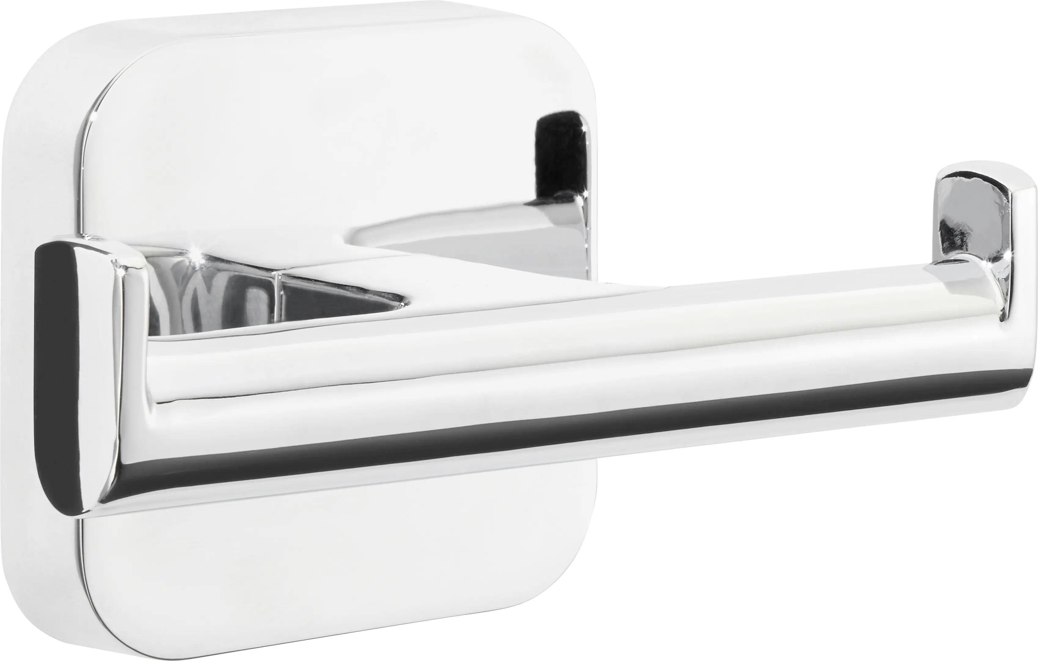 tesa Bademantelhaken doppelt Elegaant Metall, chrom, rostfrei tesa Bademantelhaken doppelt Elegaant Metall, chrom, rostfrei