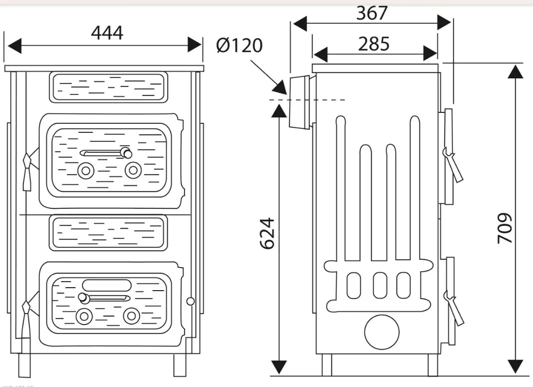 Wamsler Werkstattofen WO 109-6 Stahl, 6 kW
